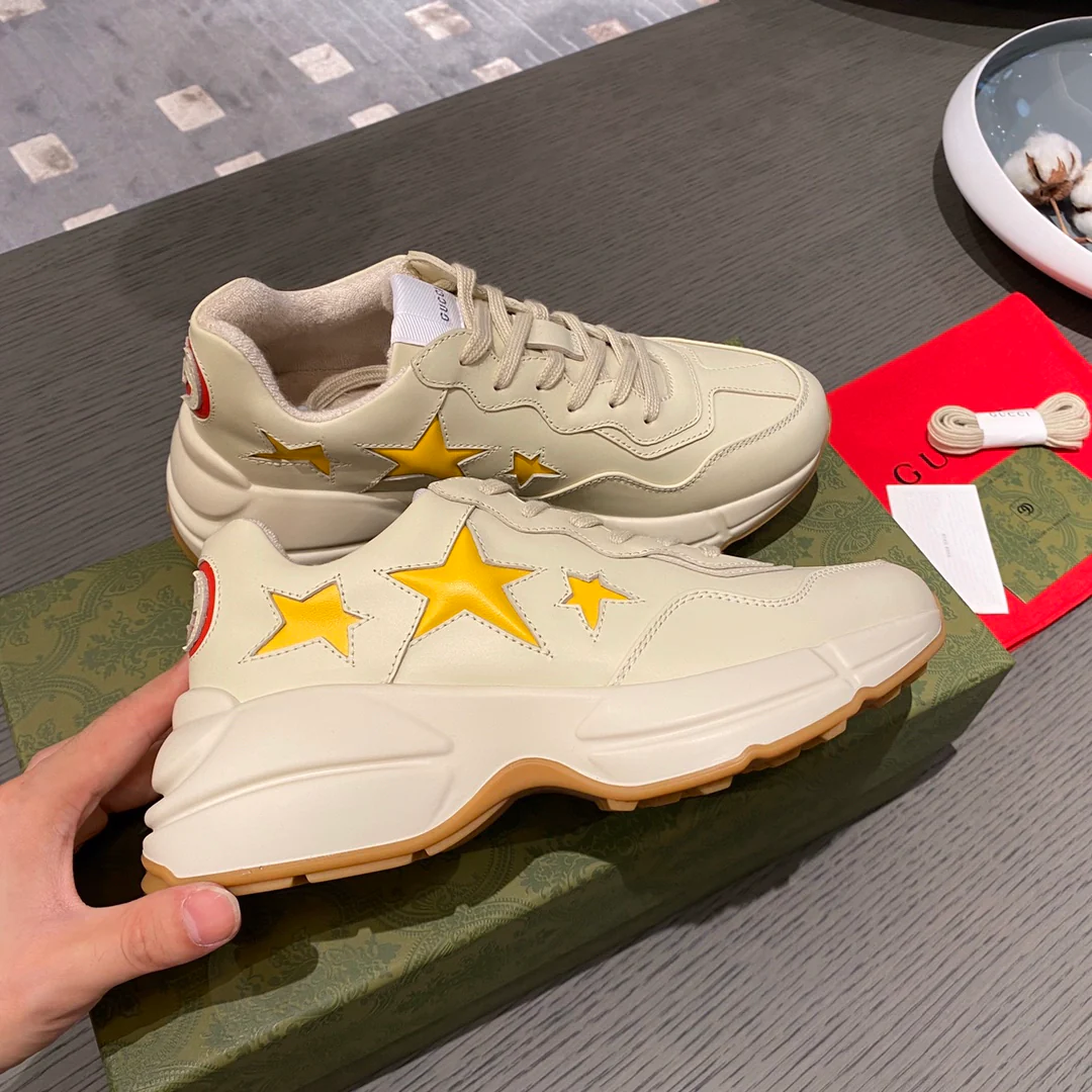 Массивные кроссовки Gucci - унисекс - 21