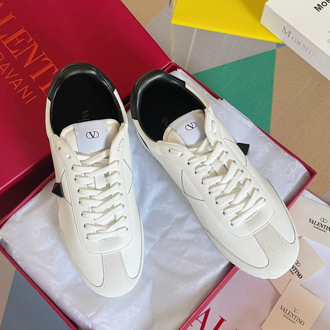 Спортивные повседневные туфли Valentino с заклепками - для пар - черная отделка