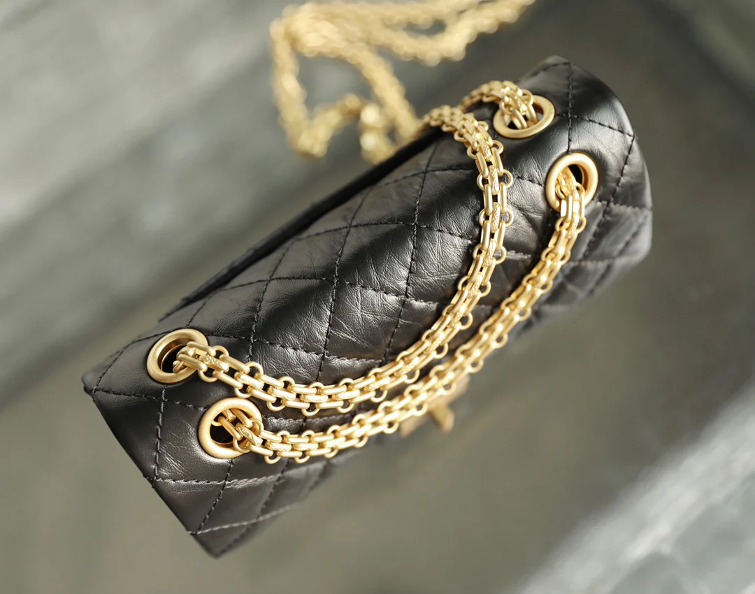 Chanel 255 Classic 20???? - Черный - Винтажная золотая пряжка