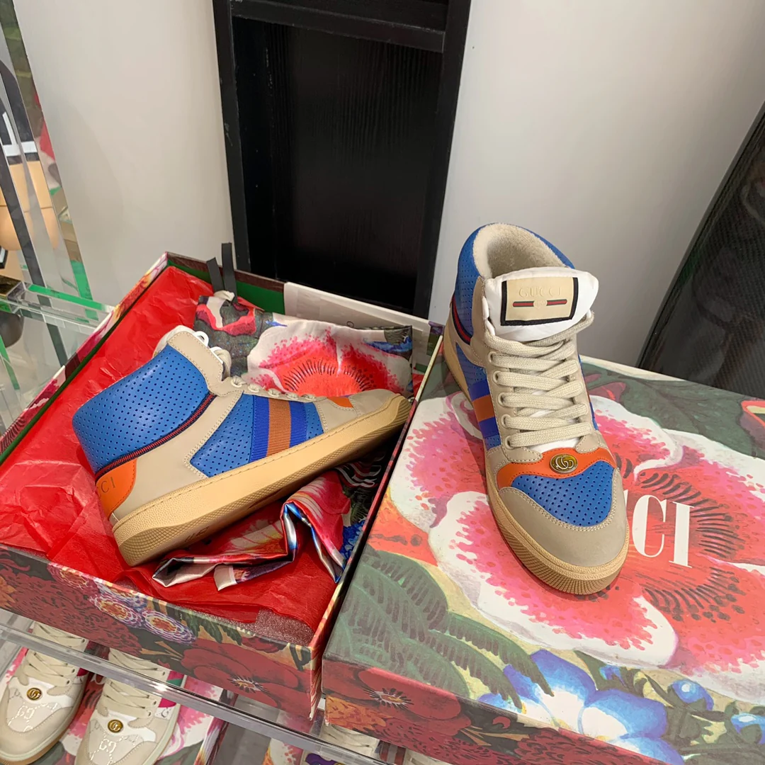 Высокие кроссовки Gucci - Грязные кроссовки - Кроссовки - 4