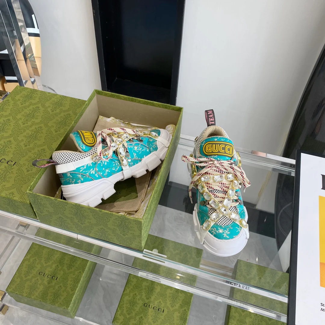 Кроссовки Gucci - Массивные кроссовки - Парный стиль - 1