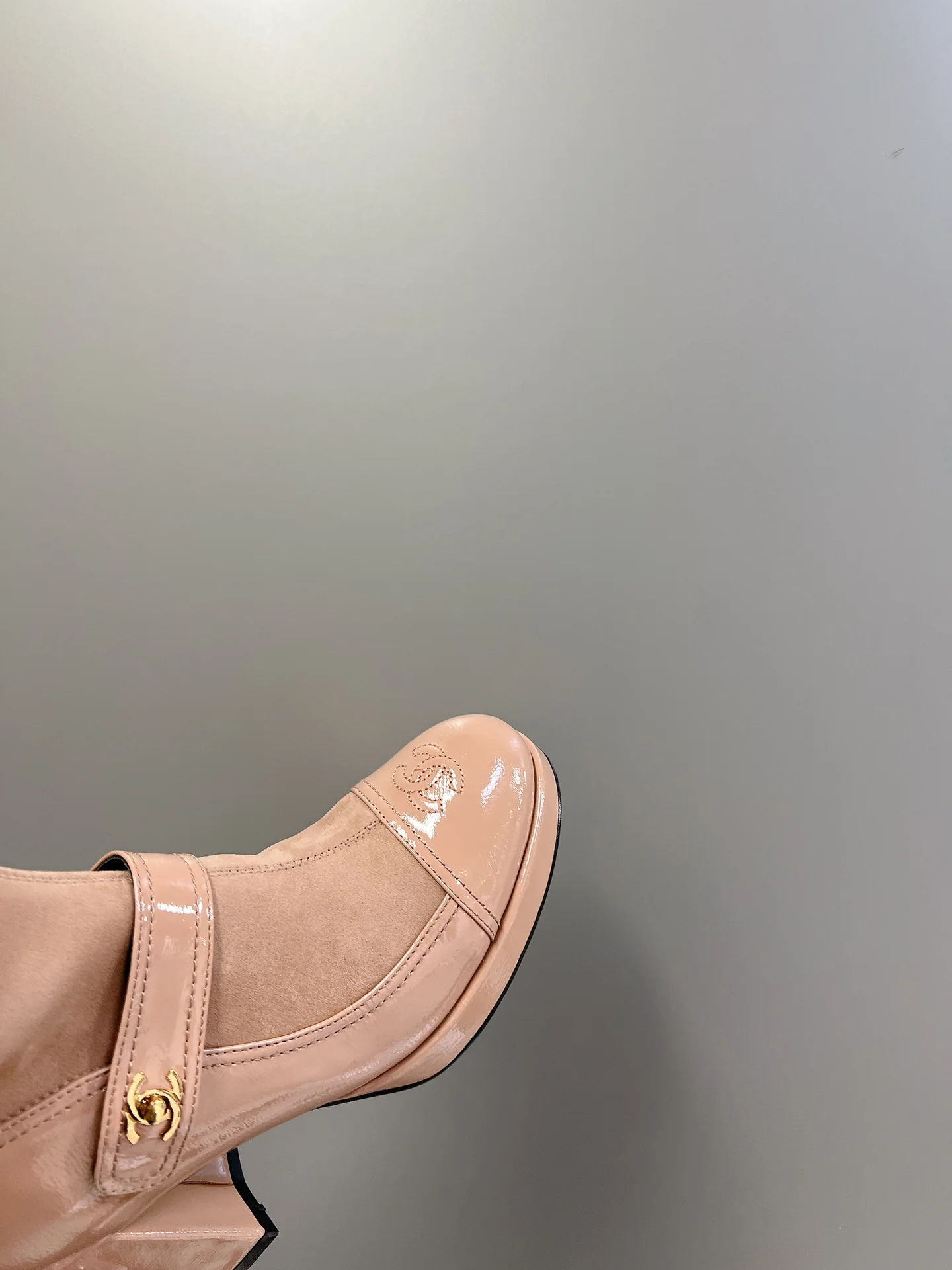 Chanel - Классические осенне-зимние повседневные ботинки - Розовые