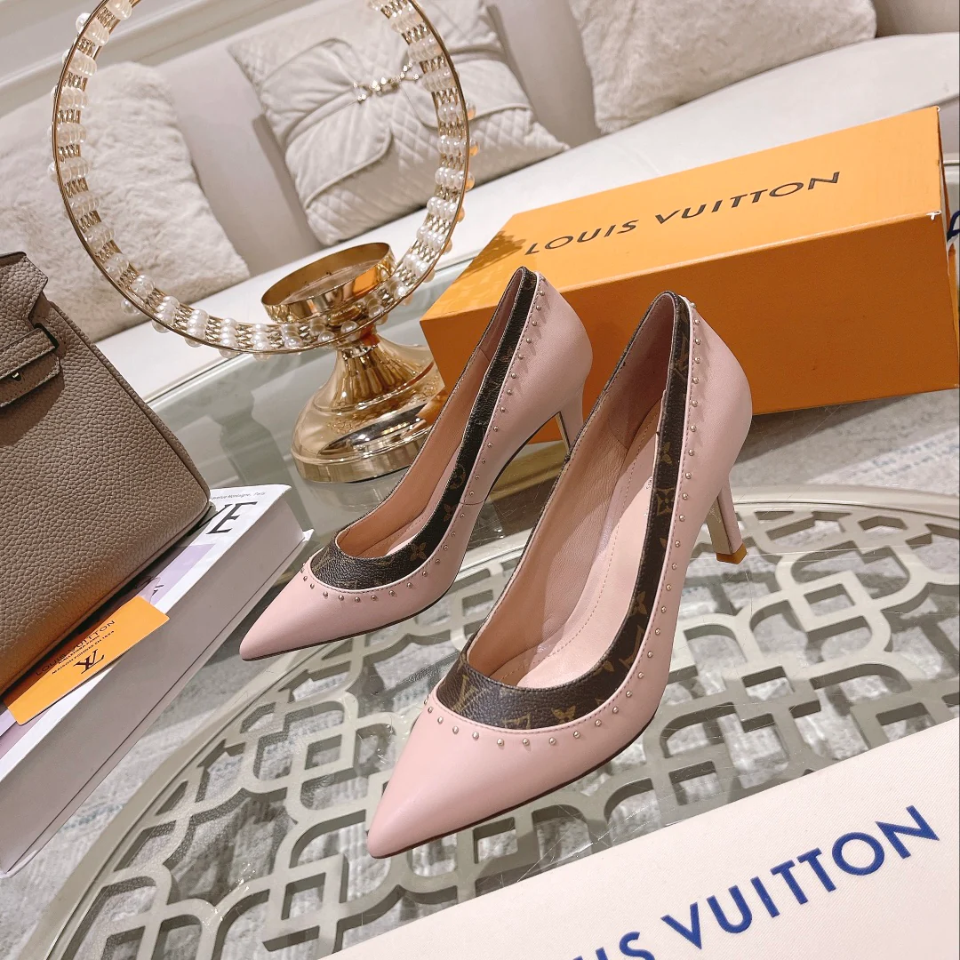 LV - Новинка сезона осень/зима 2022 - Туфли на высоком каблуке с острым носком