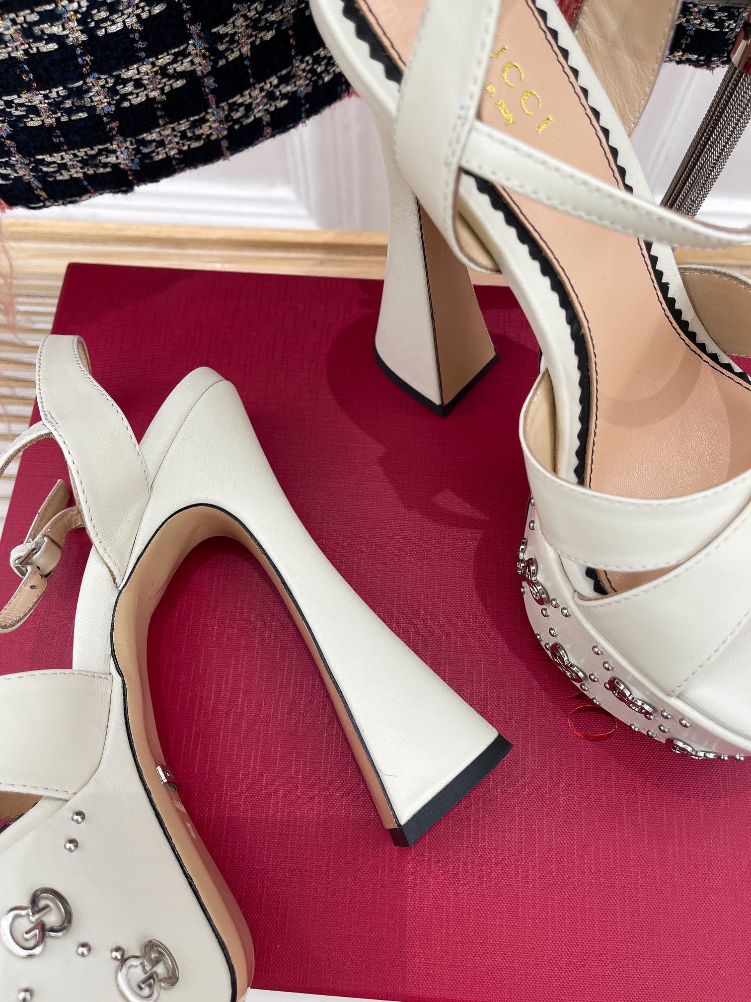 Gucci - Туфли на высоком каблуке - Белые