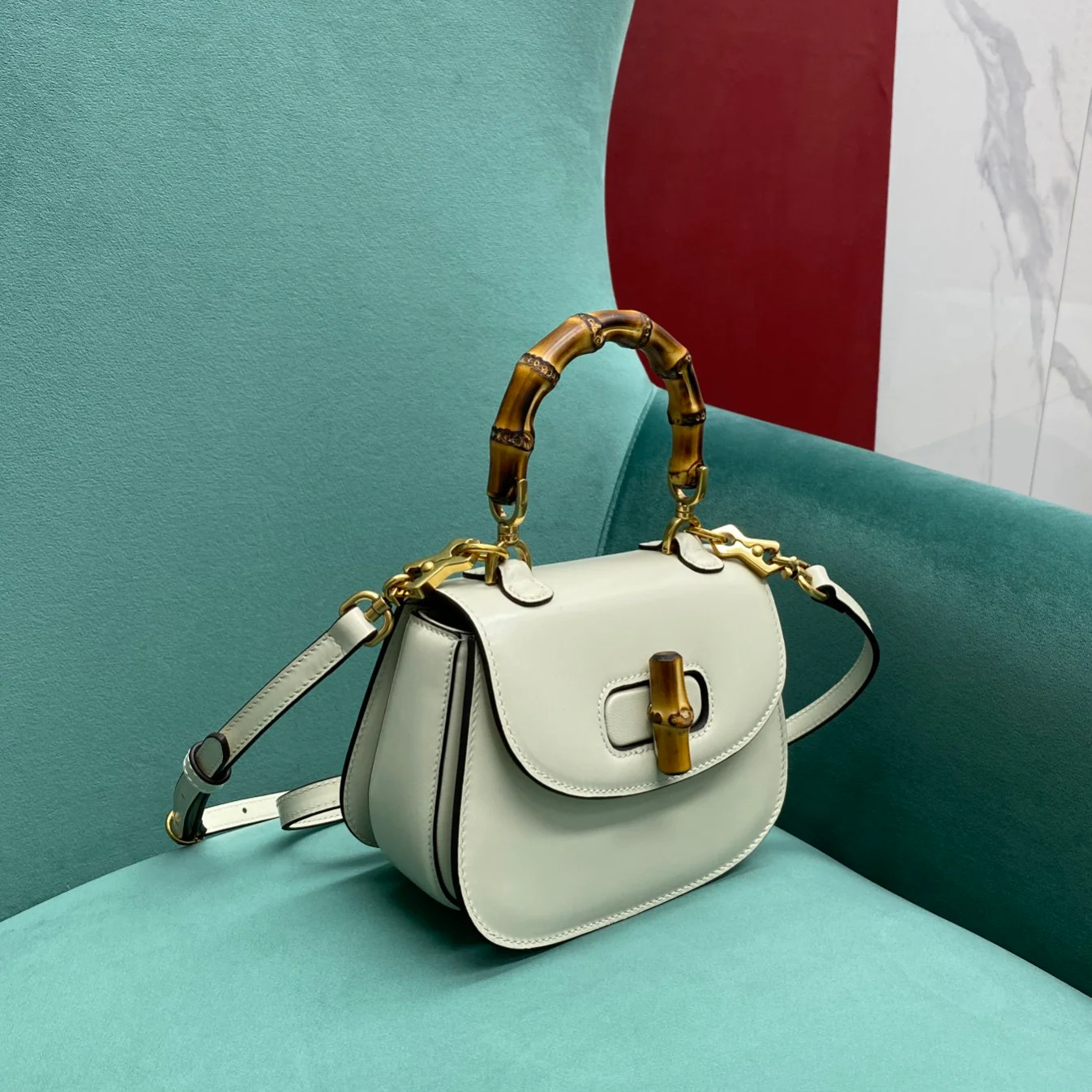 Сумка Gucci Retro Bamboo Bag - Маленькая - 1