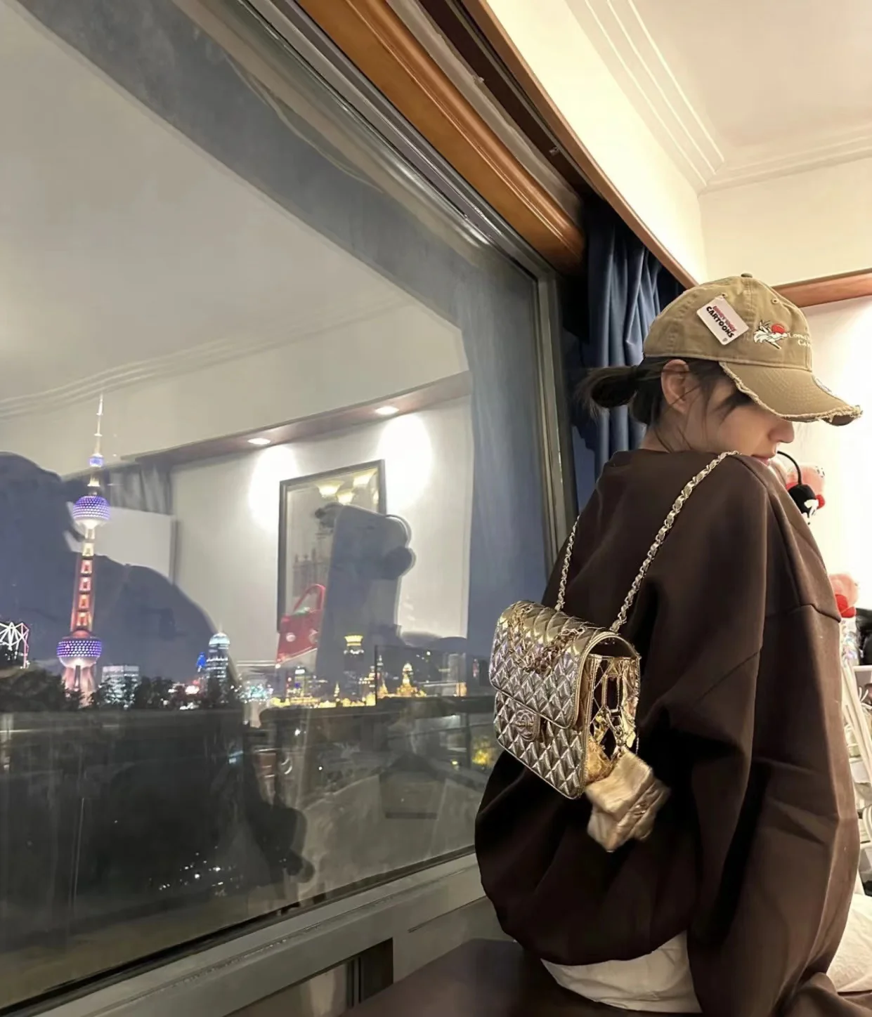 Рюкзак Chanel Early Spring Collection 24c - золотой