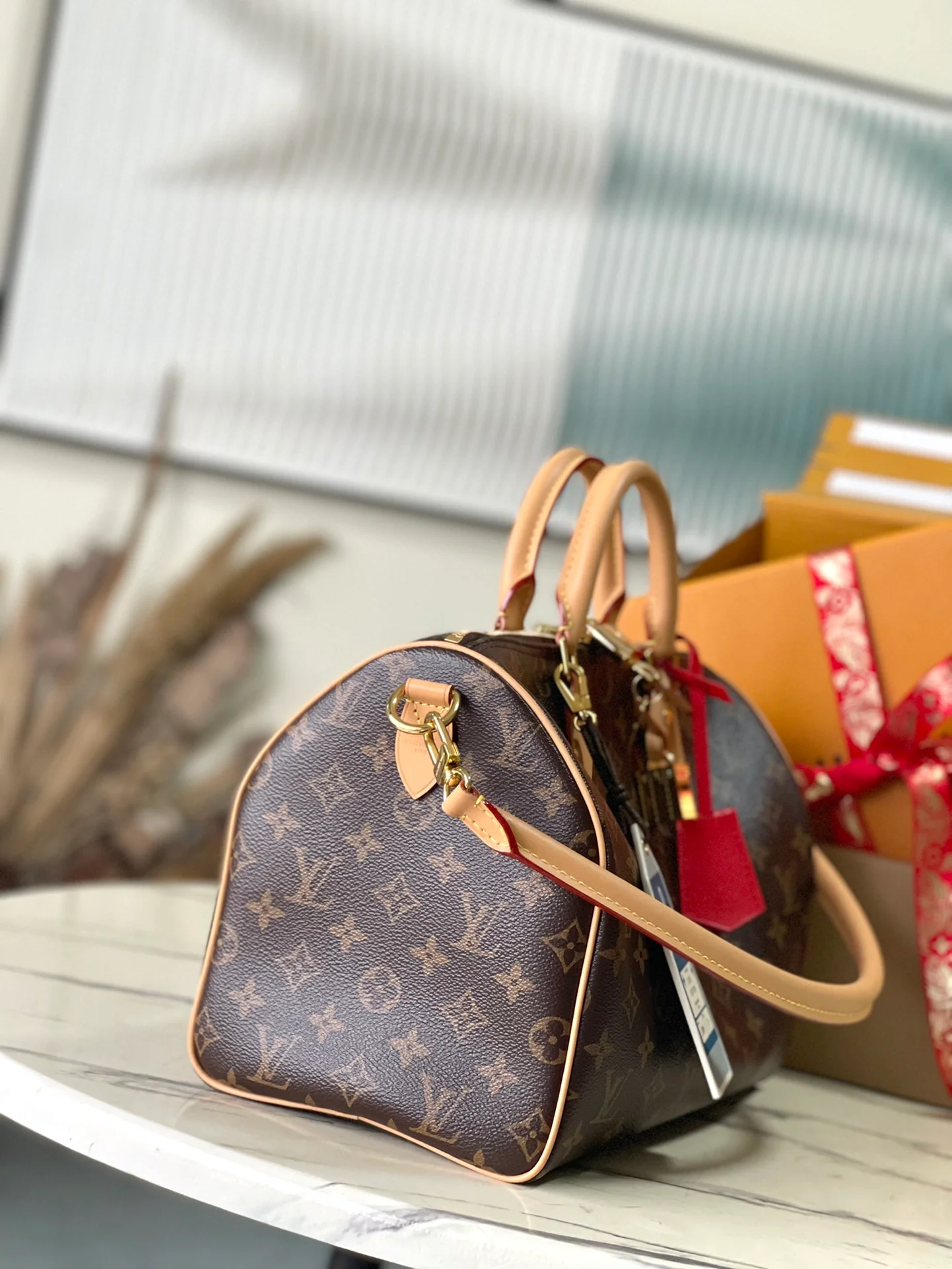 LV-m11945-speedy-soft-30-dark handbag-brown