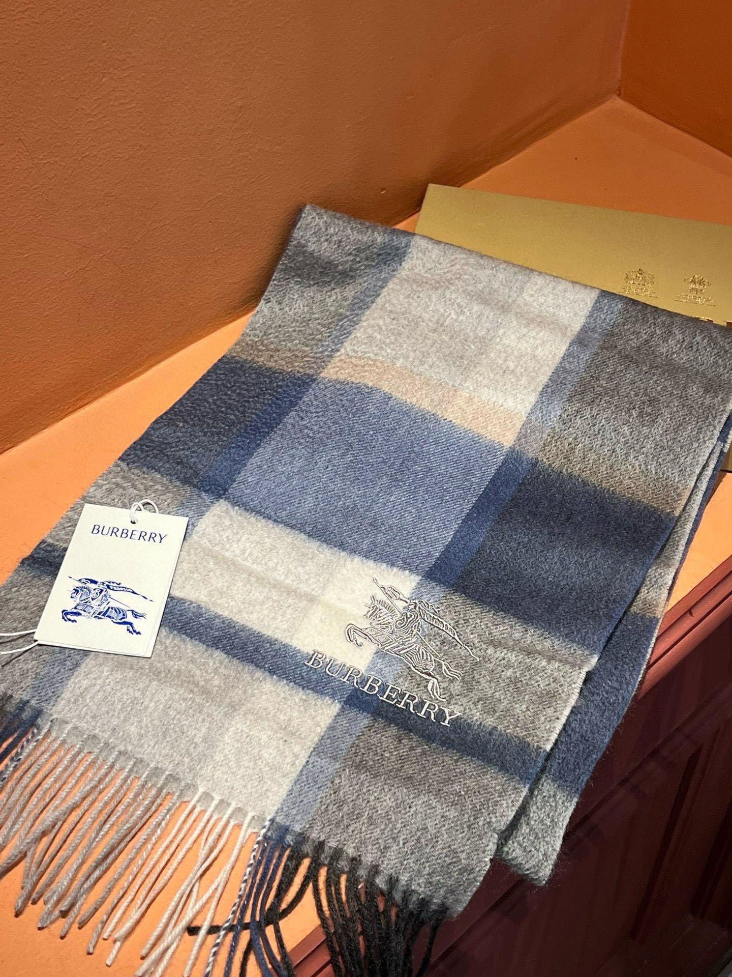 Кашемировый шарф Burberry 2024 