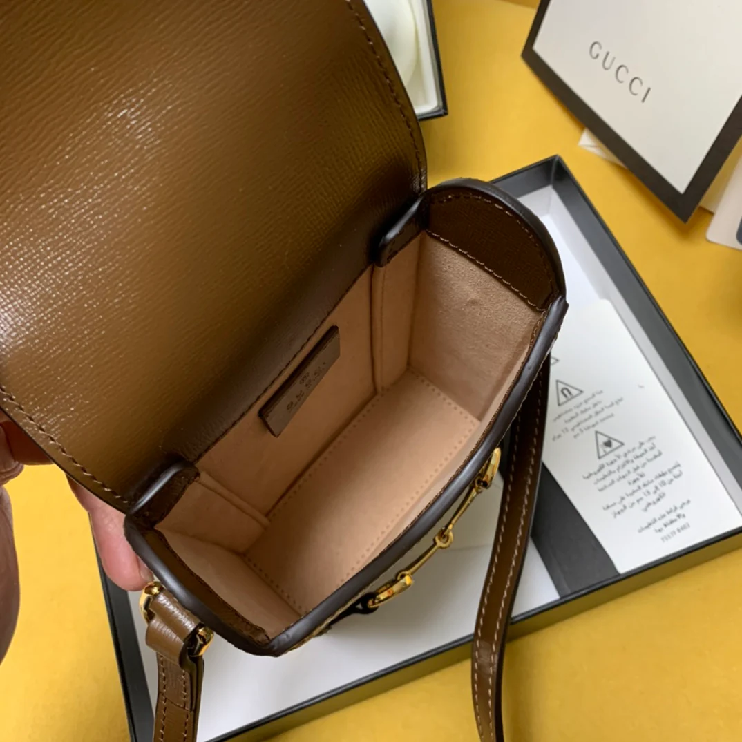 Gucci-1955马衔扣手机包