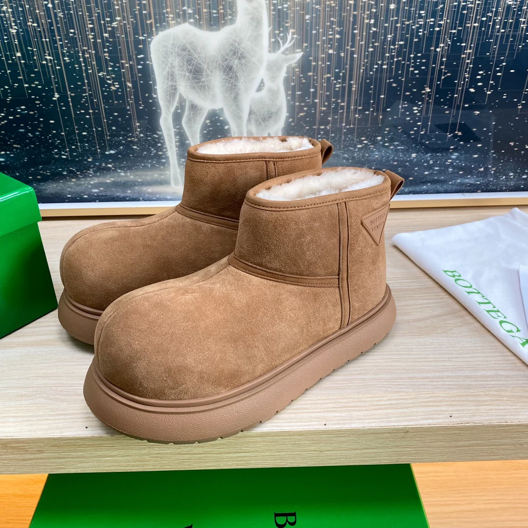 Снежные ботинки BV - светло-коричневые