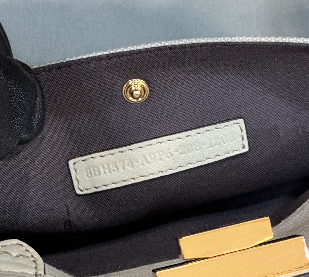 Холщовая сумка-тоут Fendi X-Tote - серая