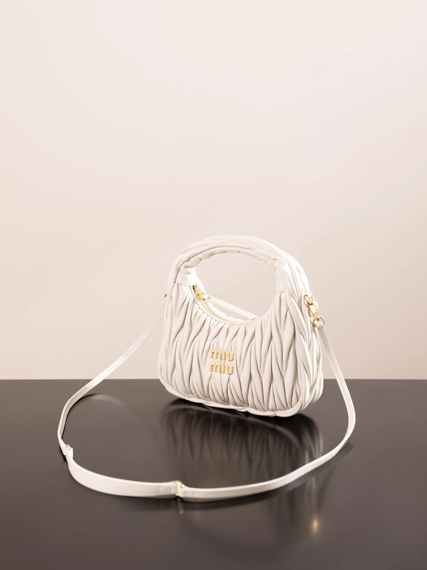 Miu Miu-5bc125m900-??????-????-Маленький-Белый