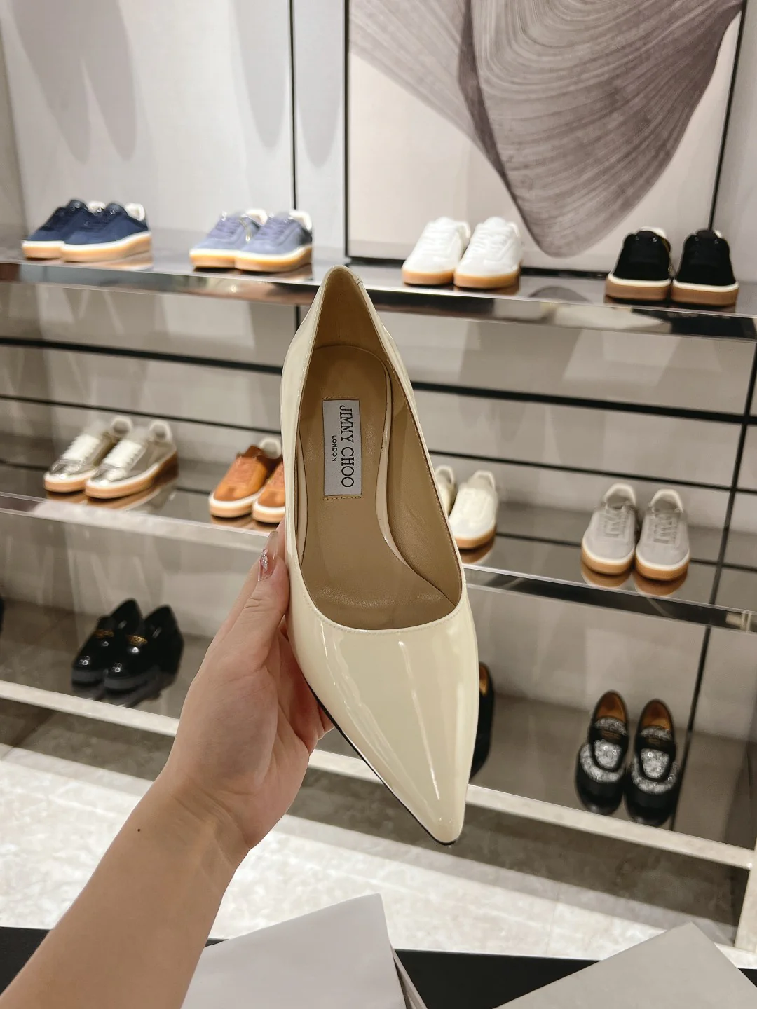 Бренд JC - 2024 - Туфли на высоком каблуке - Белые