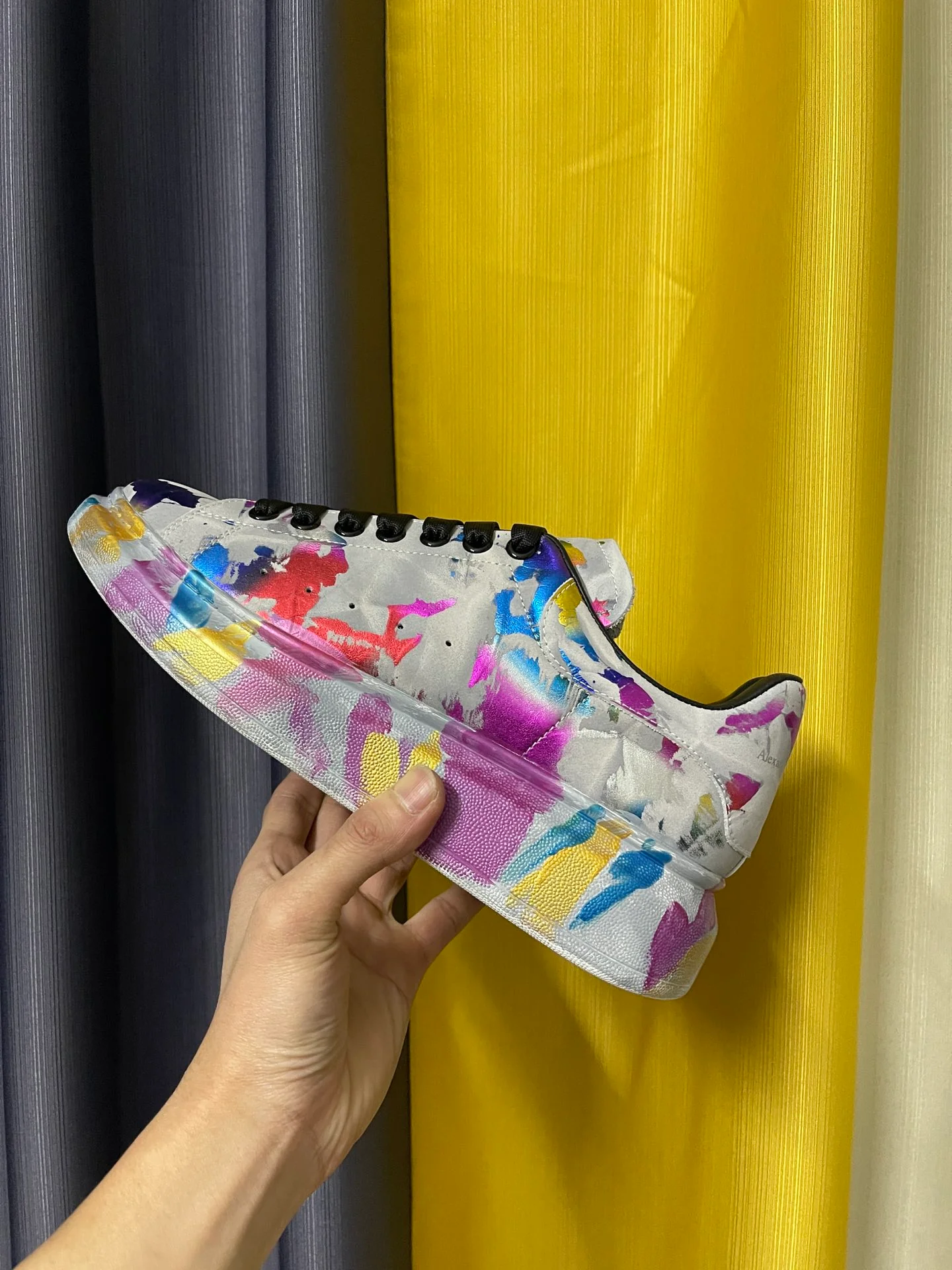 Классические белые кроссовки McQueen - унисекс - премиум-издание