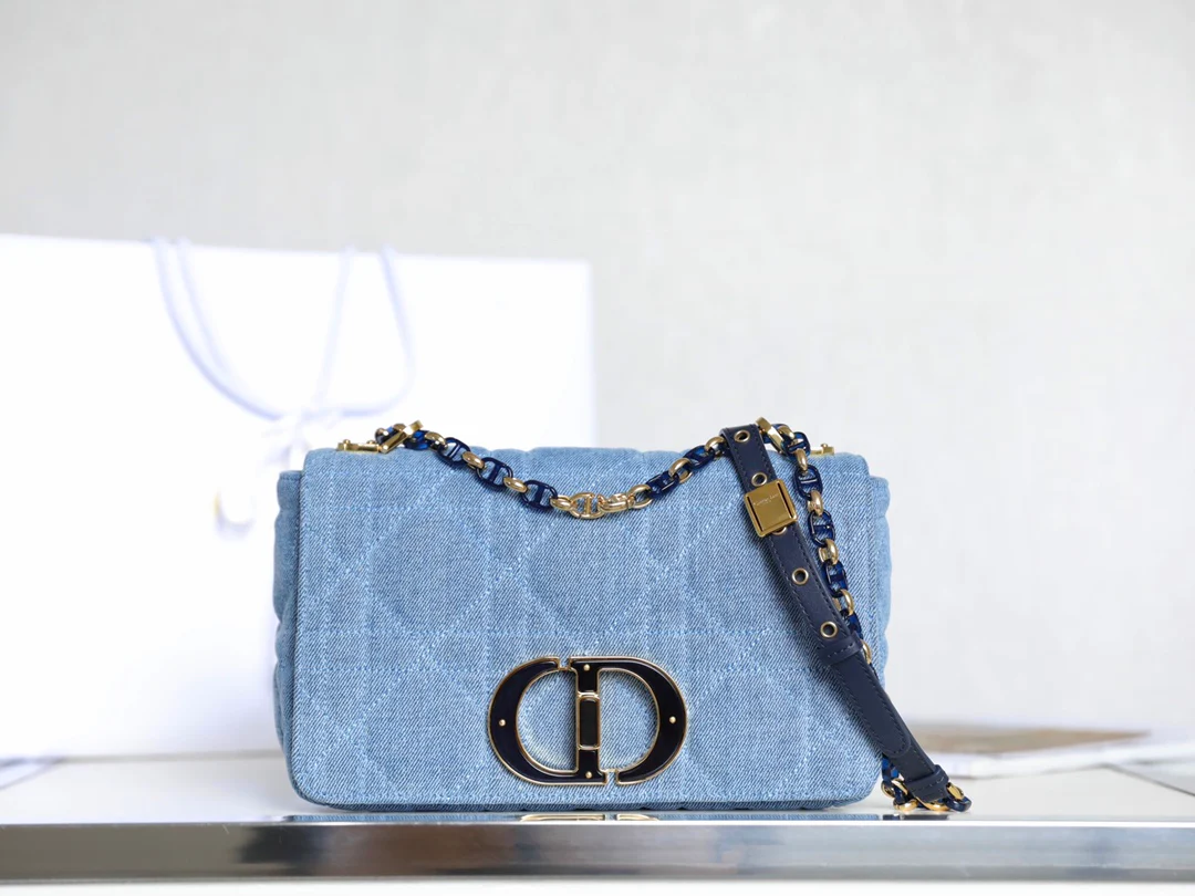 Dior-caro-denim blue-25-5cm