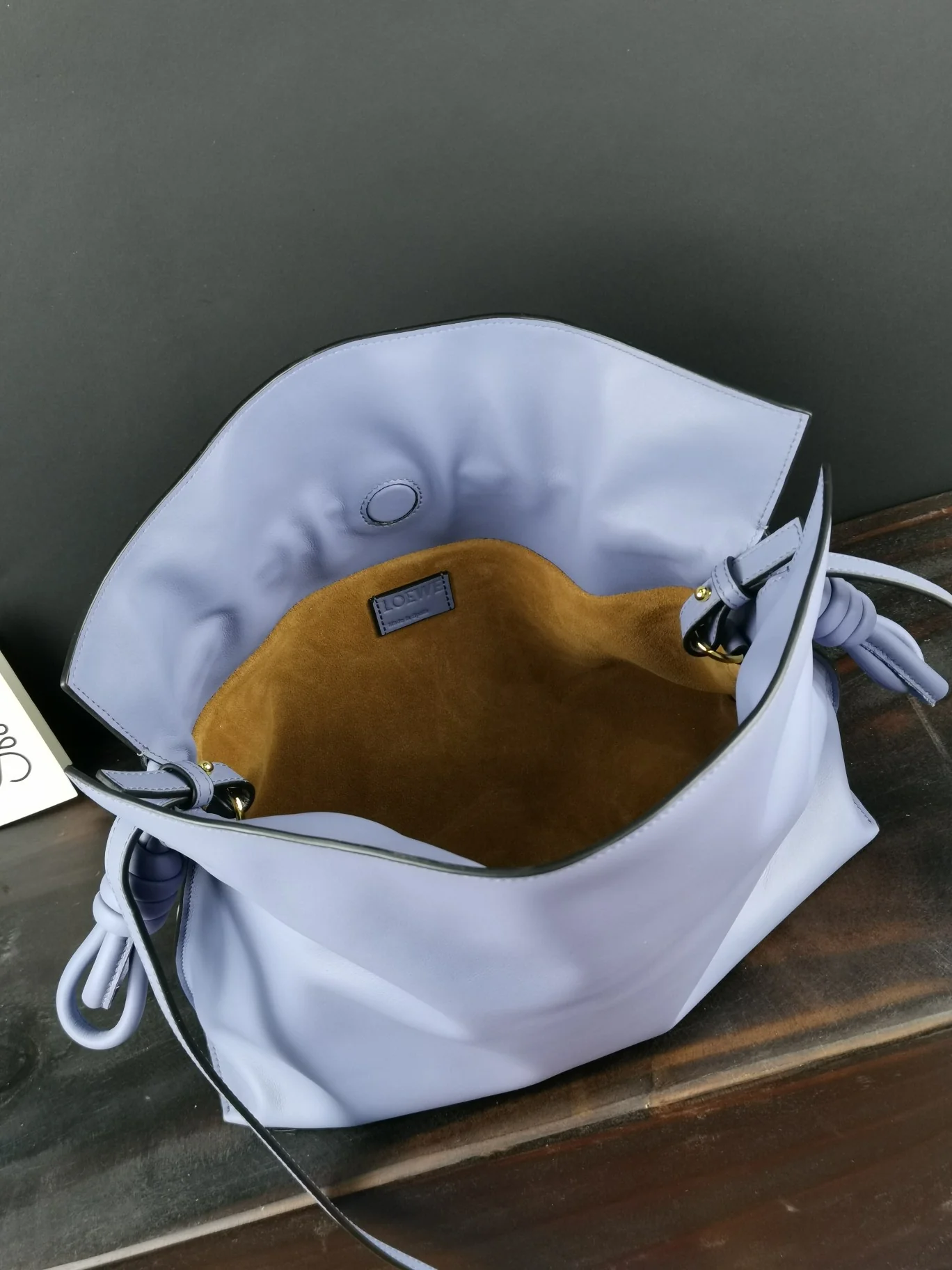 Loewe 2020 Upgraded Flamenco Calfskin Atlantic Blue