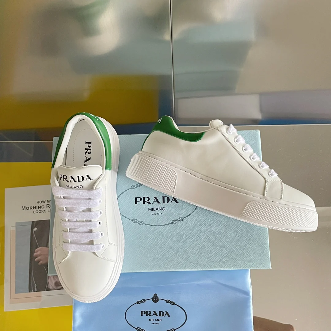 Prada - Новинки ранней весны 2022 года - Повседневные туфли на платформе - 8