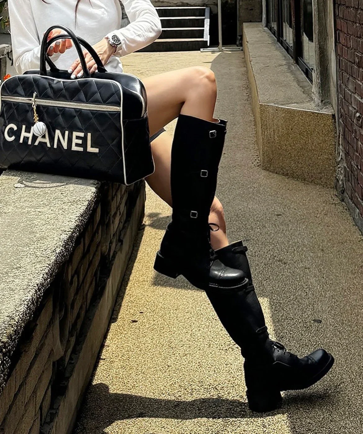 Сумка для переноски шаров для боулинга 25 пенсов - черная