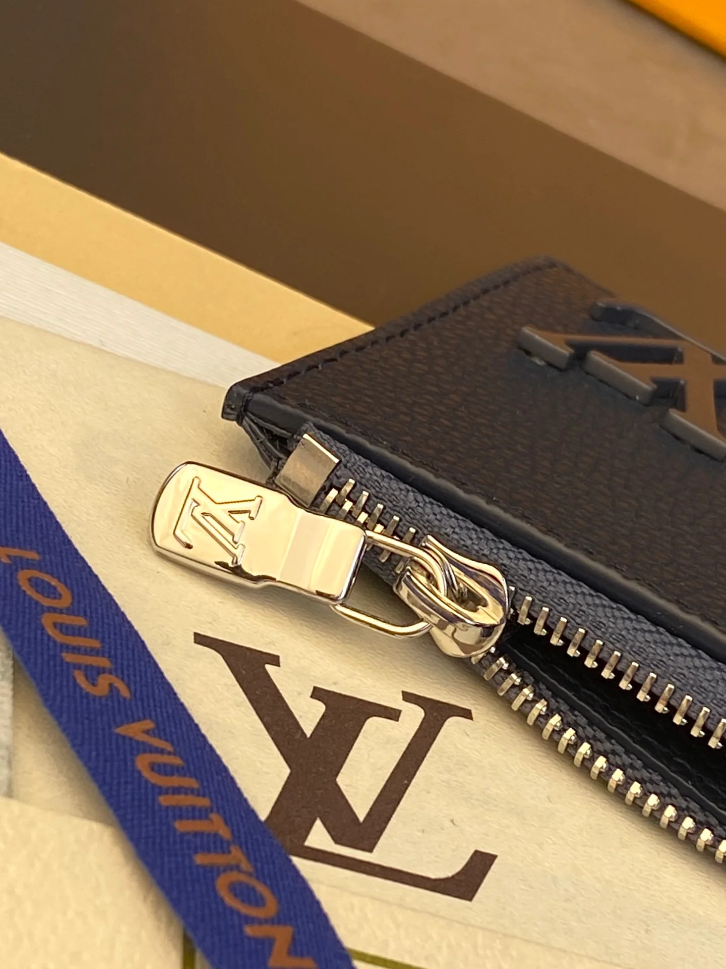 LV-m82068-держатель для монет и карт, темно-синий