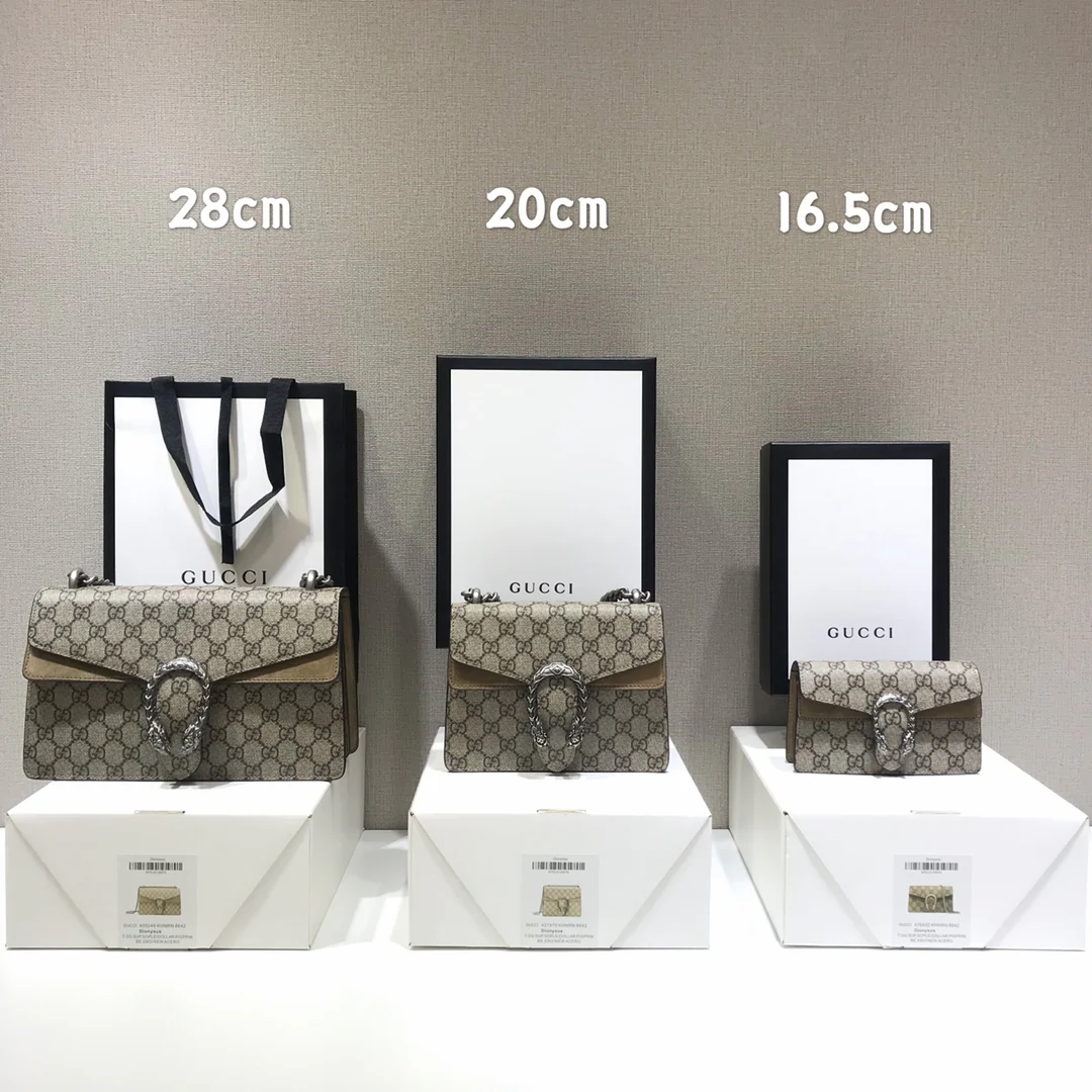 Размеры сумки Gucci Dionysus