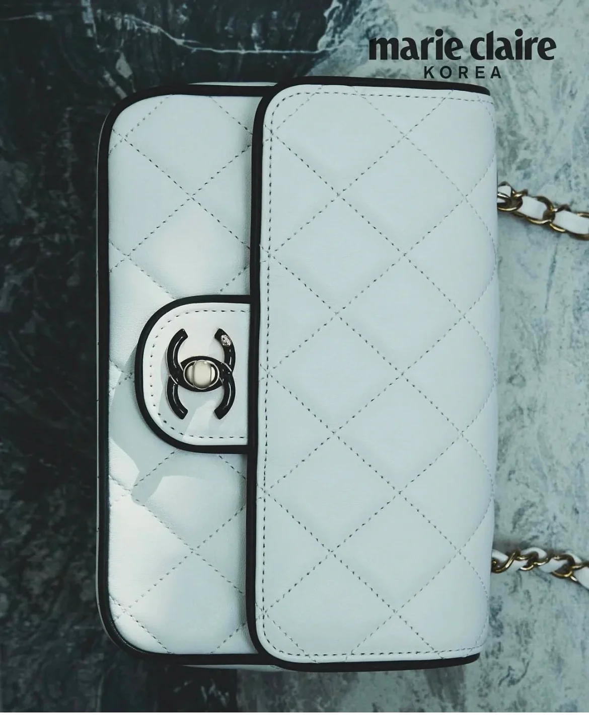 Chanel 25 пенсов - Panda Square Fat Man - White