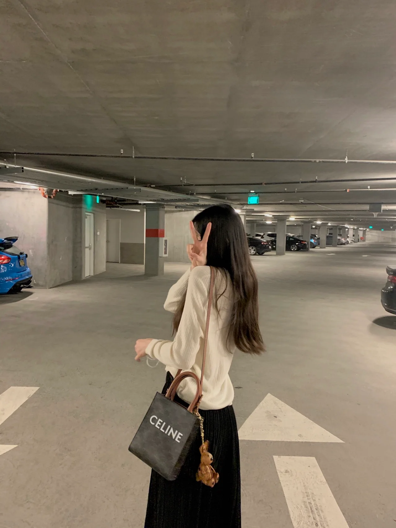 Celine Mini Cabas Brown Monogram