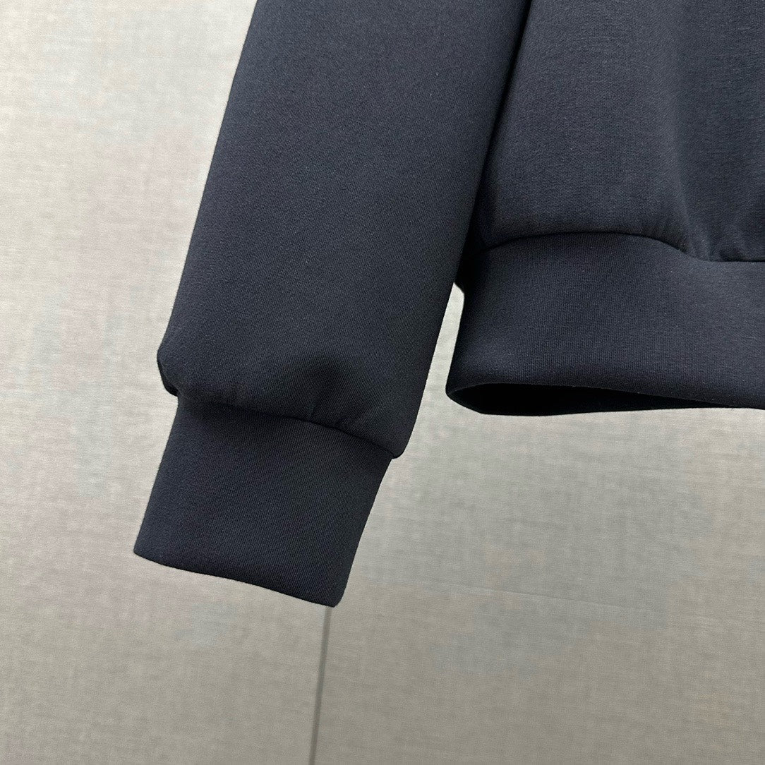 Miu Miu-2404 - Минималистичный повседневный комплект из двух частей из искусственной кожи - Черный