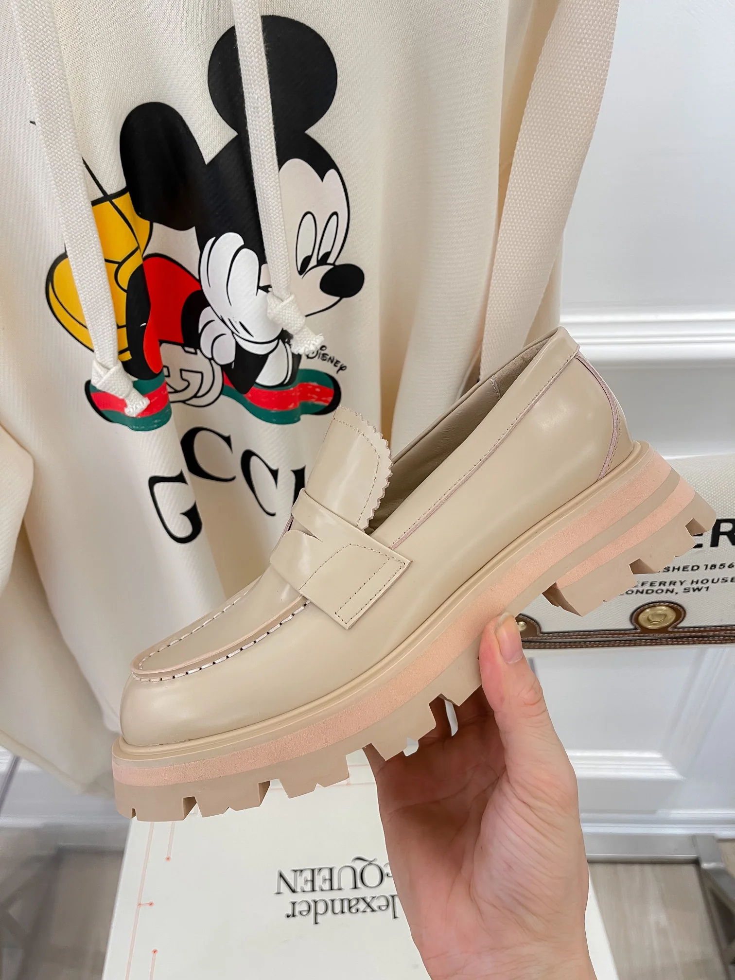 лоферы на платформе McQueen