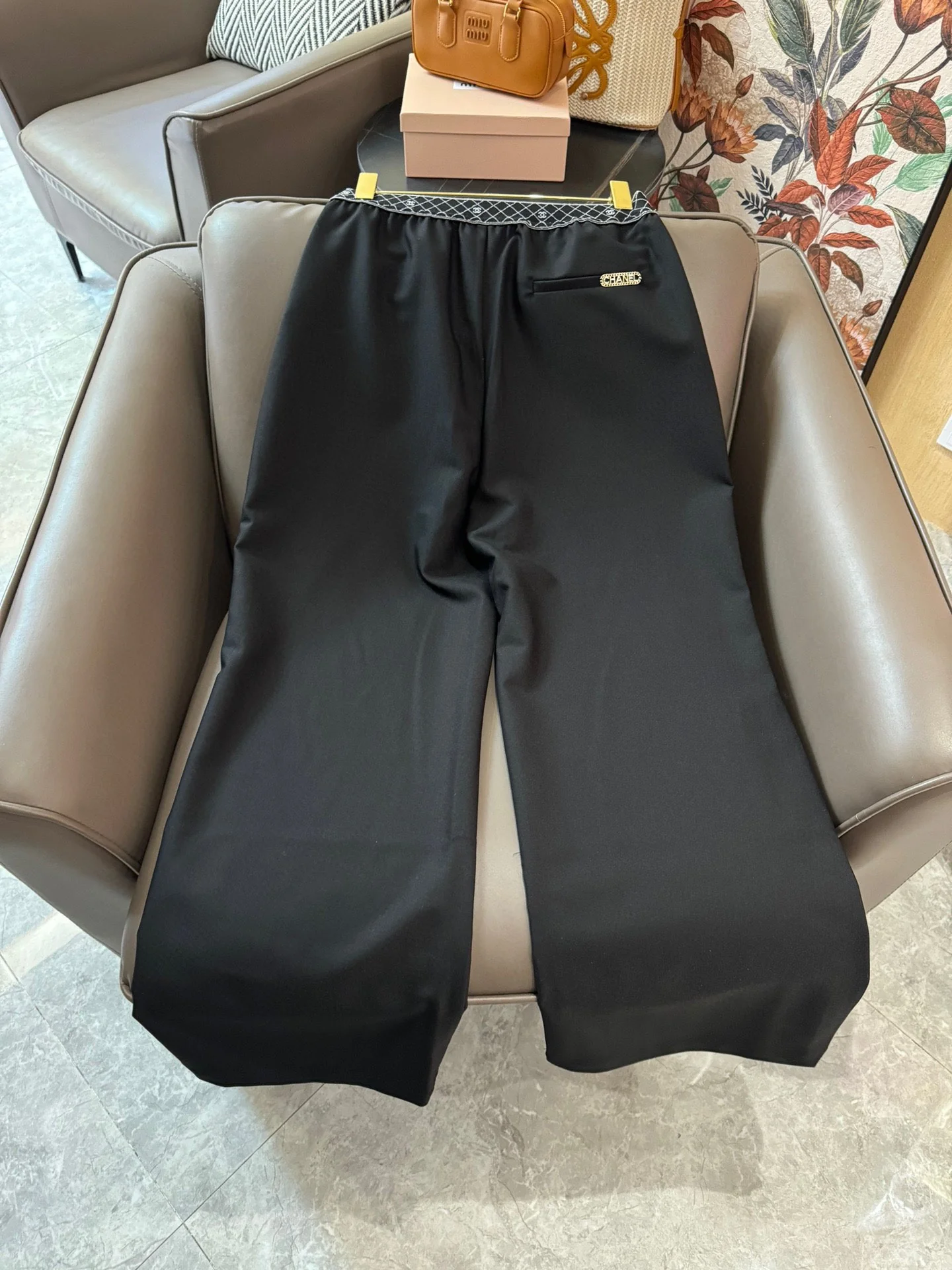 Брюки Chanel 2404-24ss New Style - черные