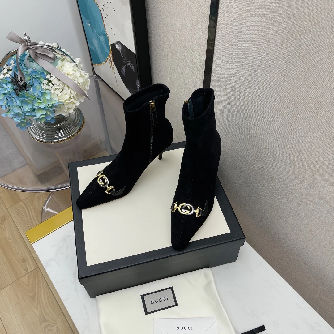 Gucci - Ботильоны на низком каблуке