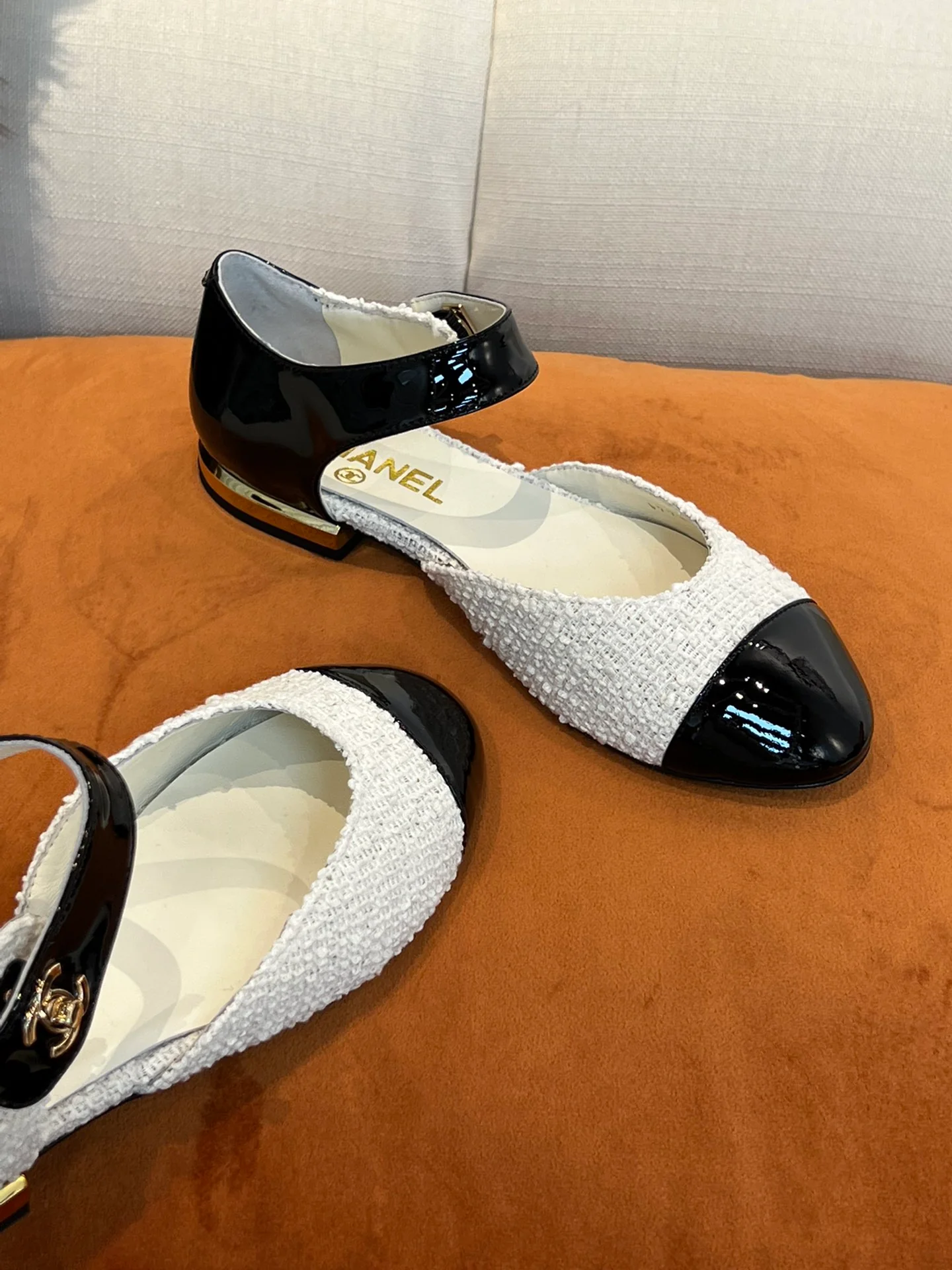 Chanel - Классические клетчатые балетки