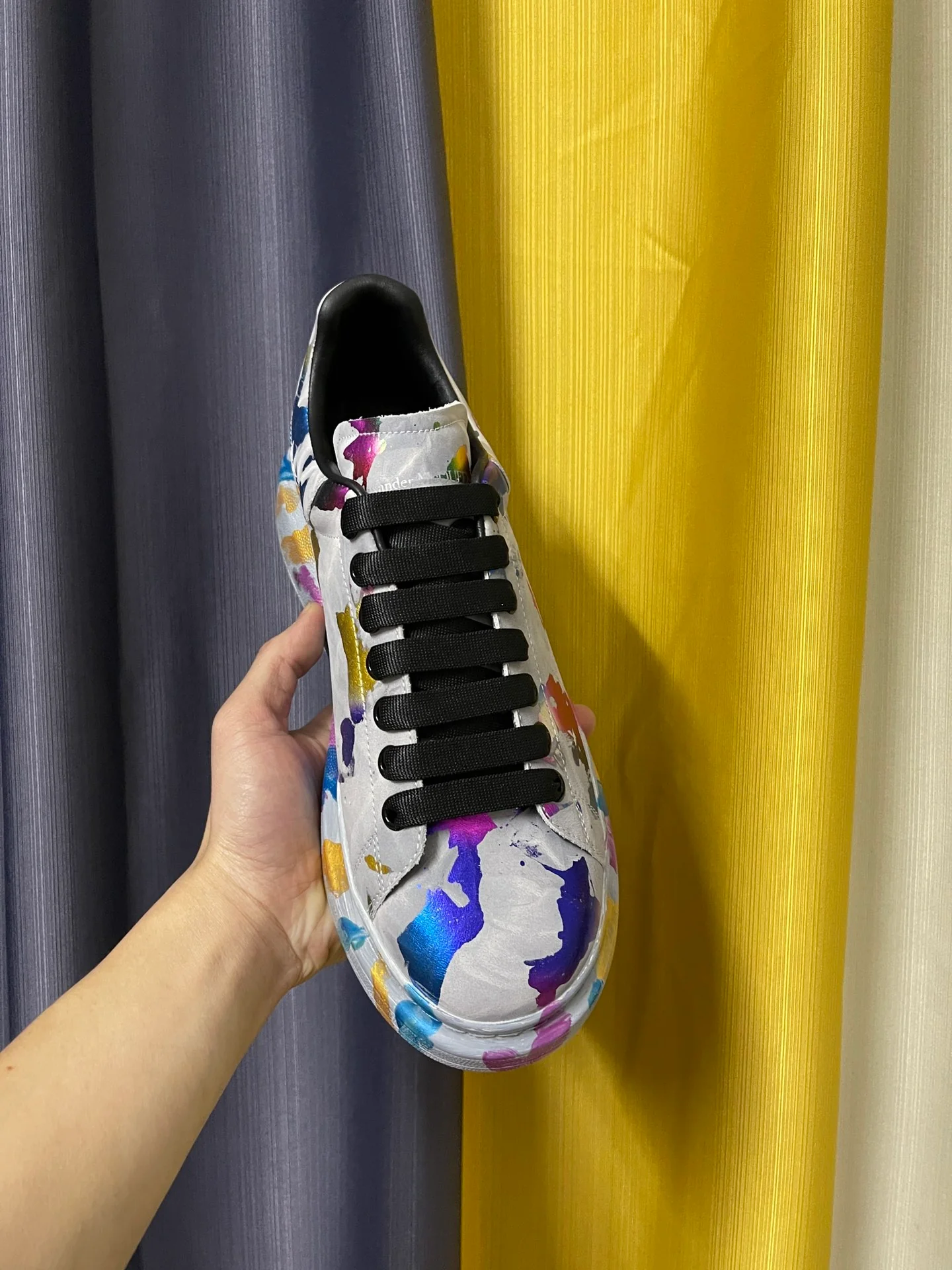 Классические белые кроссовки McQueen - унисекс - премиум-издание