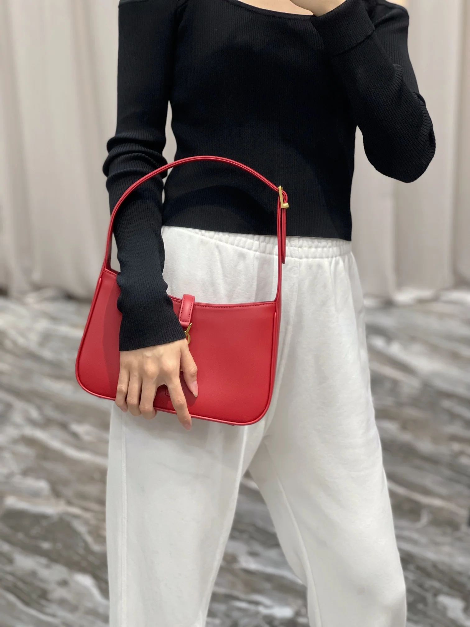 Сумка YSL Le 5 A7 - Сумка через плечо - Красная