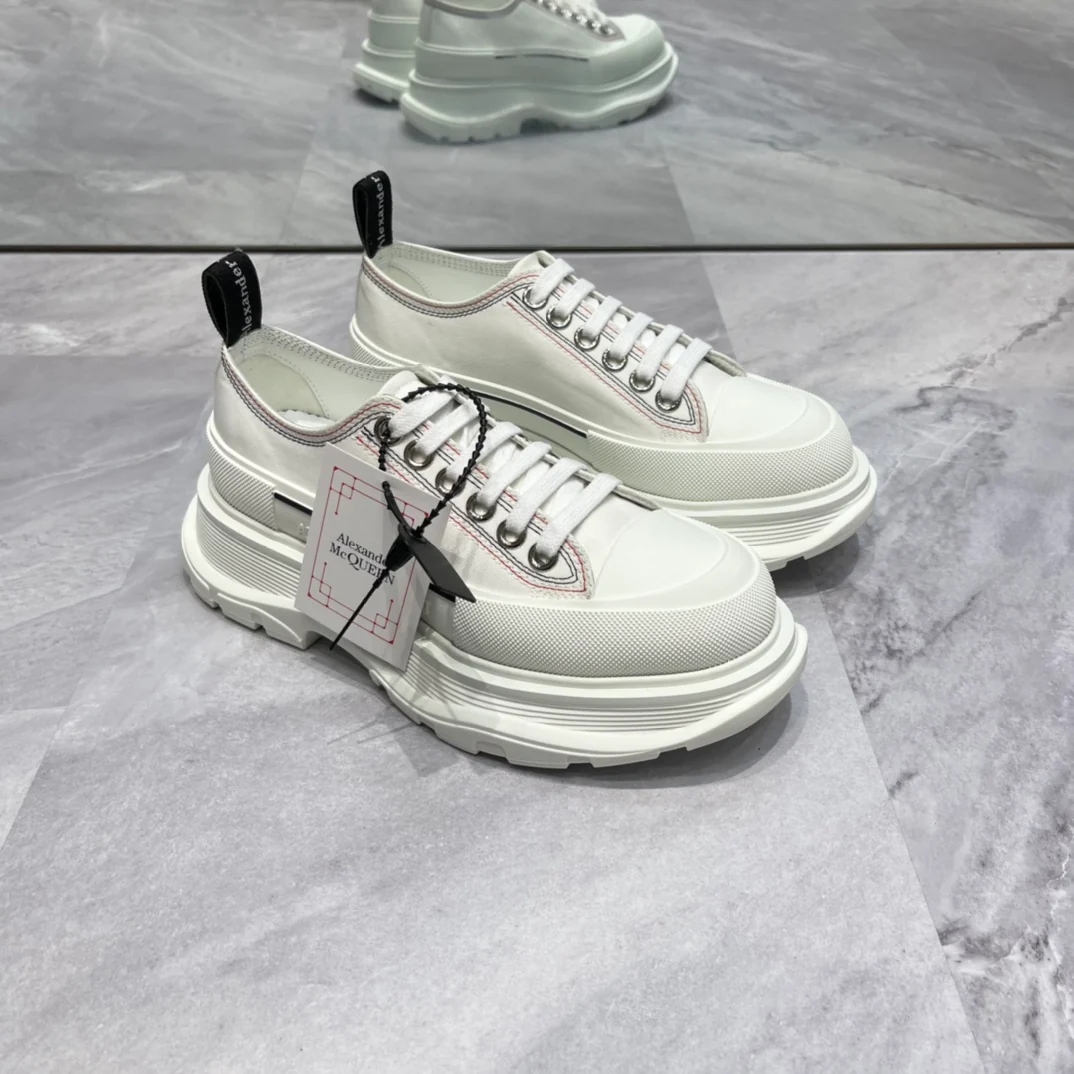 Парные туфли на платформе McQueen из парусины - 1 шт.