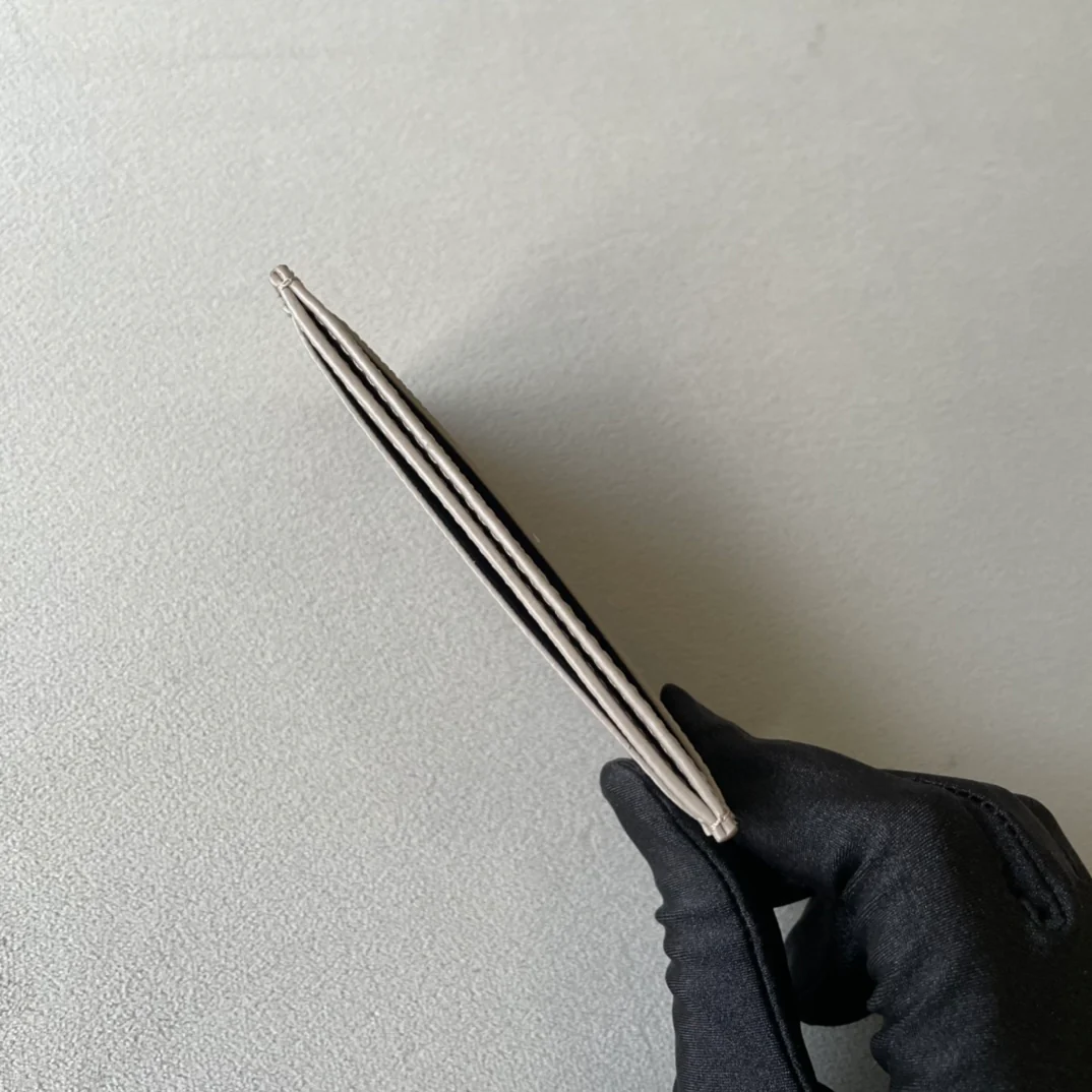 Небольшой держатель для карт Celine - зернистая телячья кожа - серо-коричневый