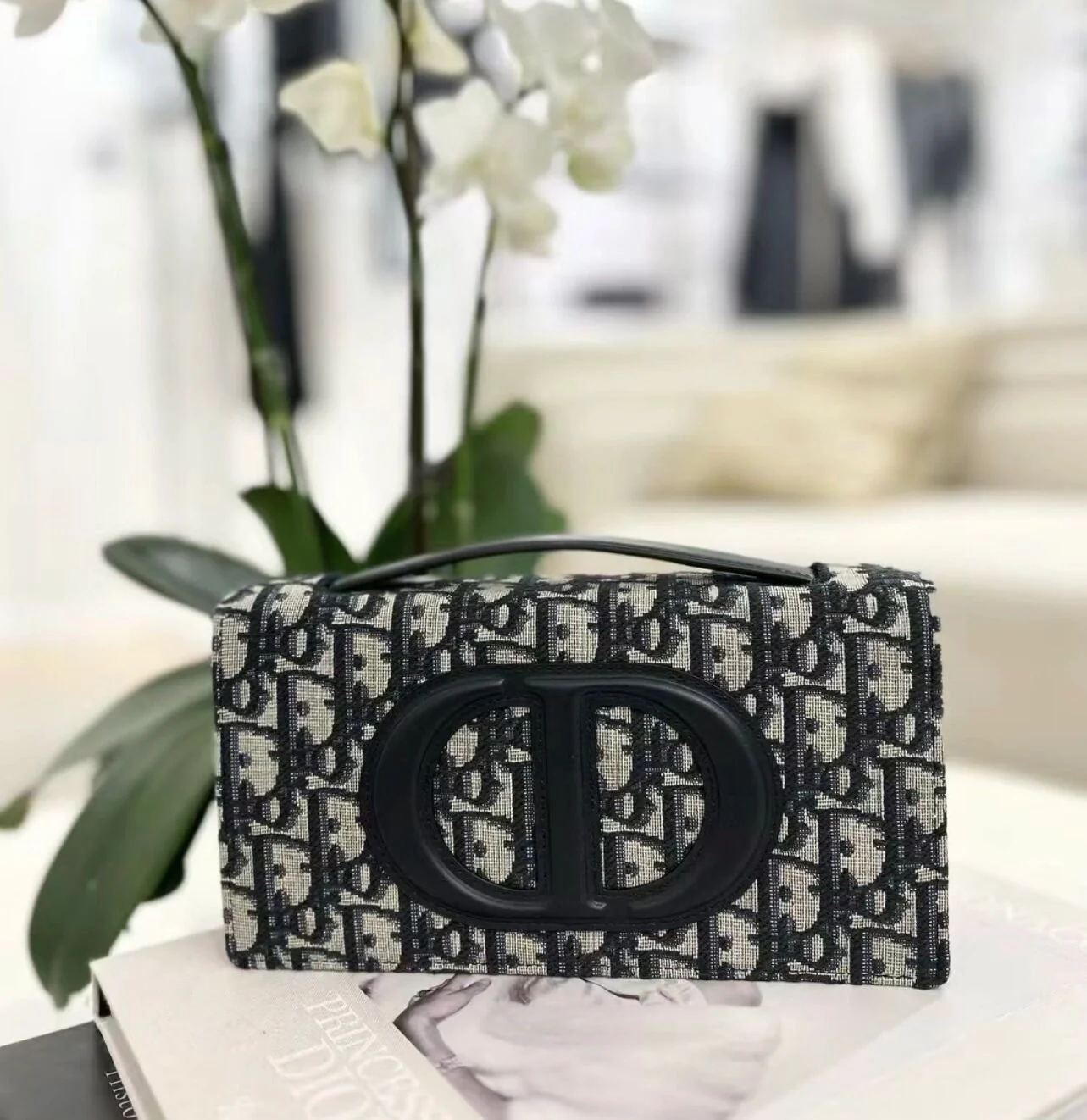 Мини-сумочка Dior с логотипом CD