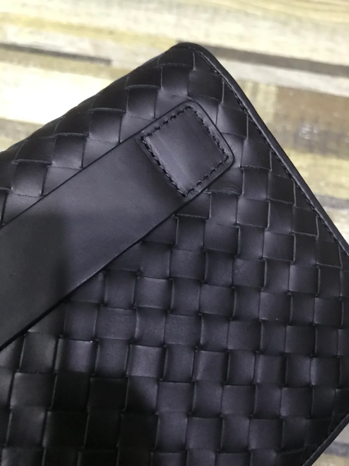 BV 双拉链手拿包-意大利原厂胎牛皮