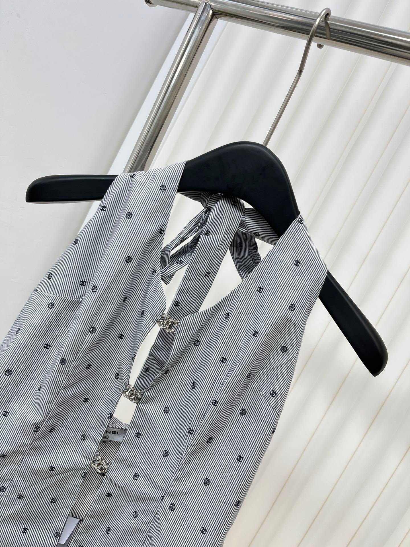 Жаккардовая майка Chanel 2403