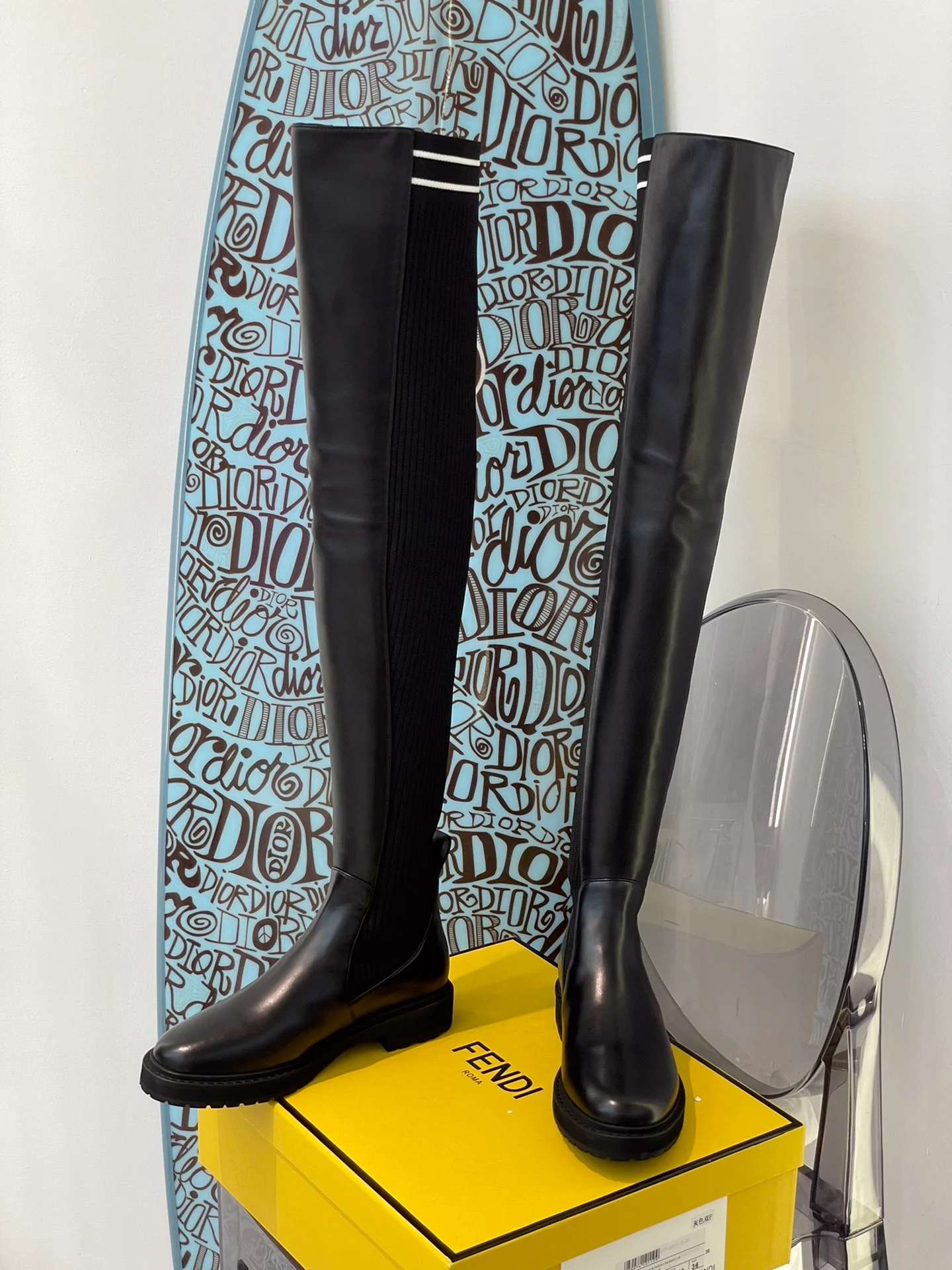 ботфорты Fendi