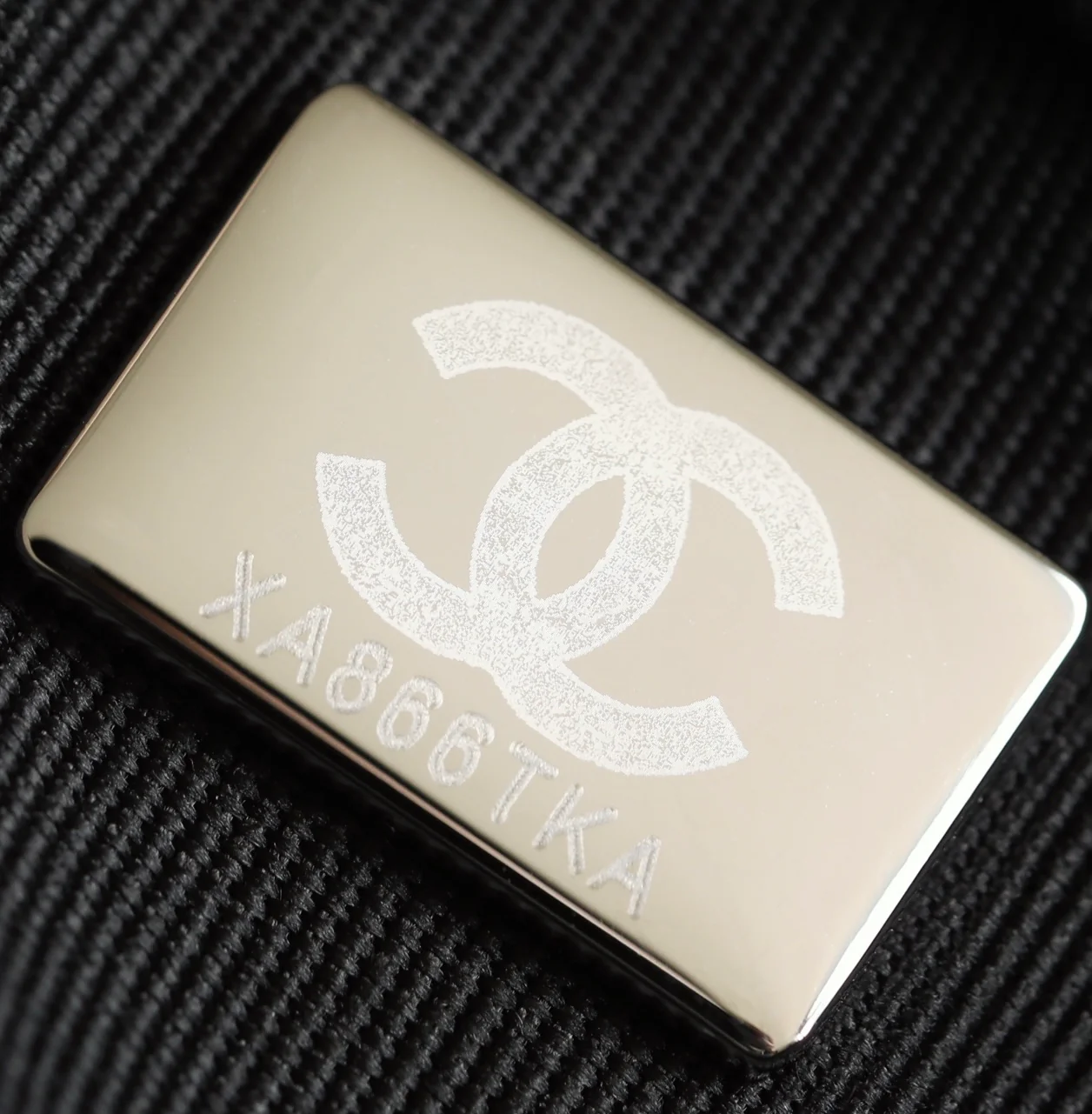 Chanel Le Boy Crystal Diamond Pattern Caviar - Medium - Black Silver