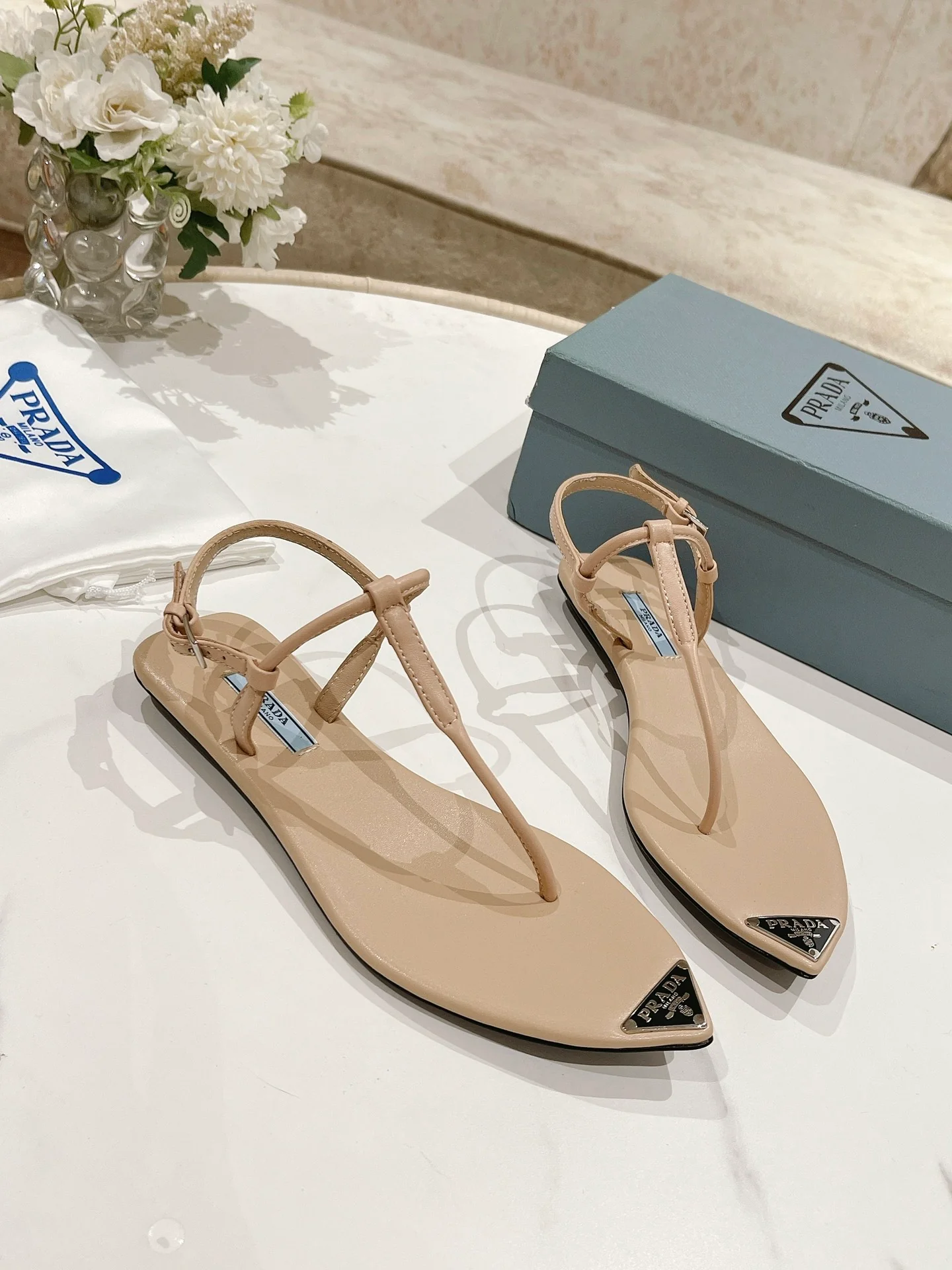 Prada - Новинка - Сандалии - Балетки