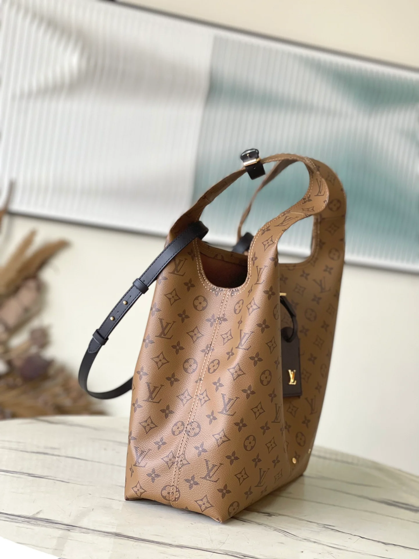 m46817-LV-Atlantis Сумка-желтая с монограммой, большой размер