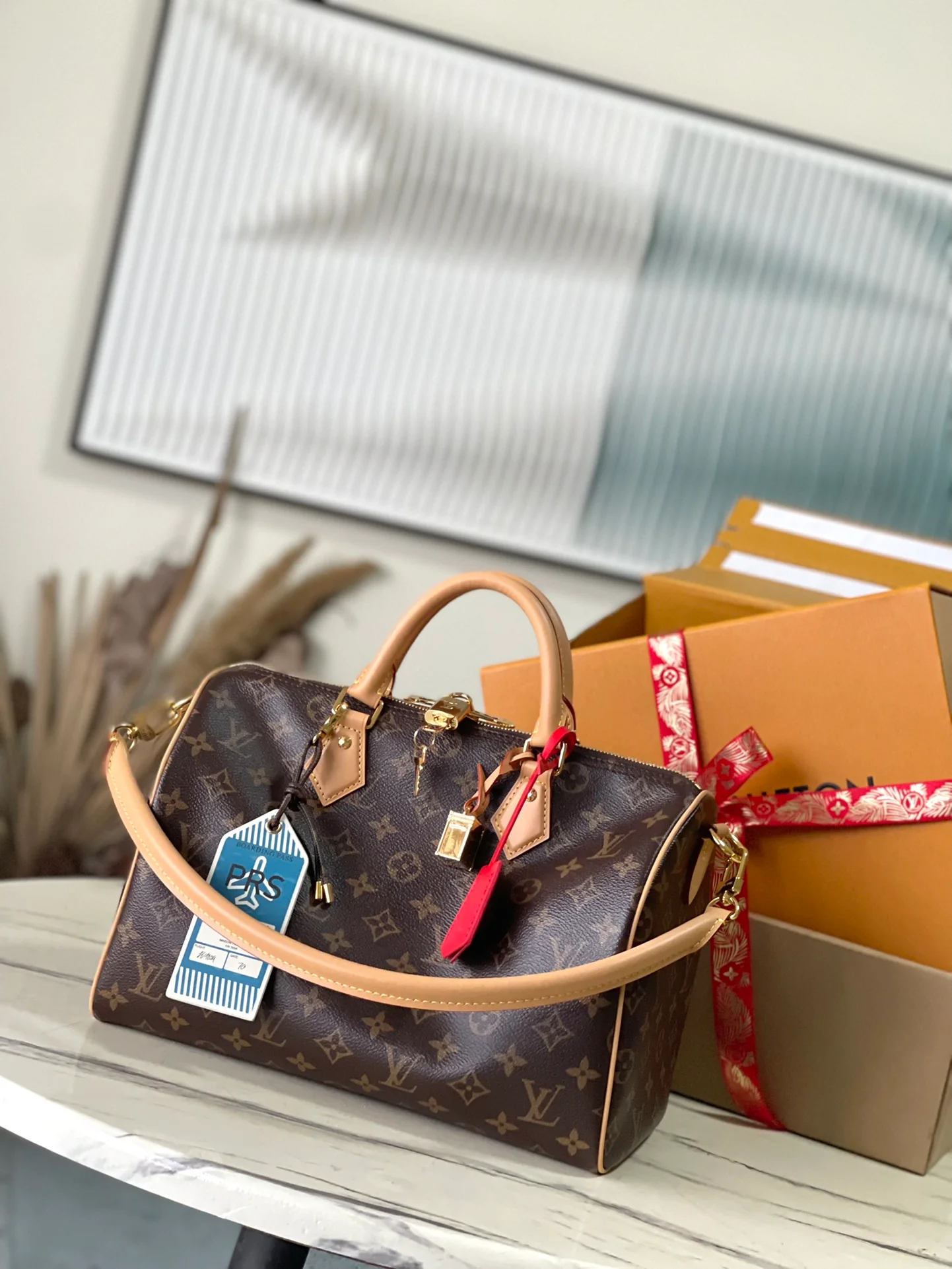 LV-m11945-speedy-soft-30-dark handbag-brown