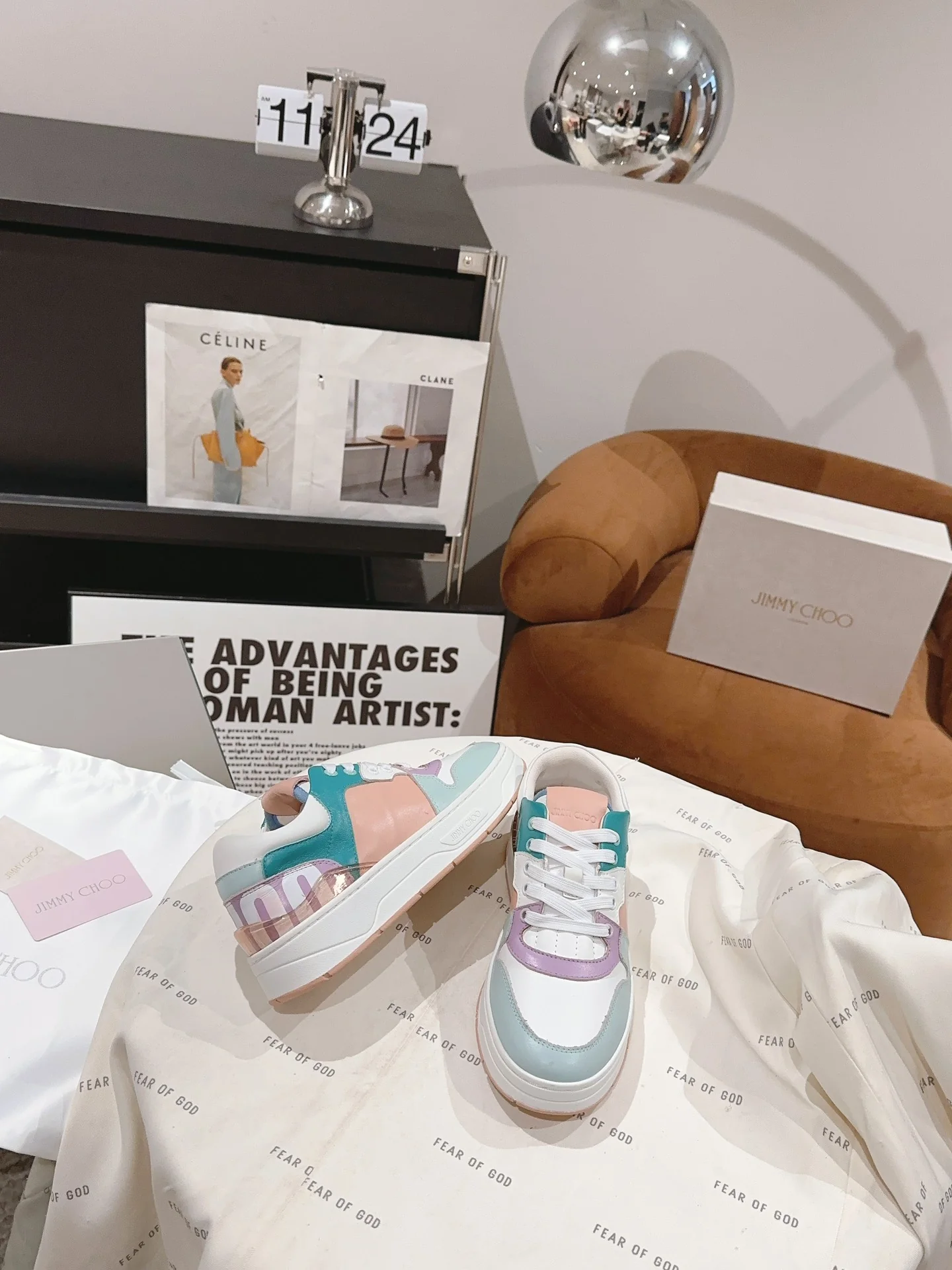 Jimmy - Новинка 2023 года - Повседневная обувь - Белый и светло-зеленый