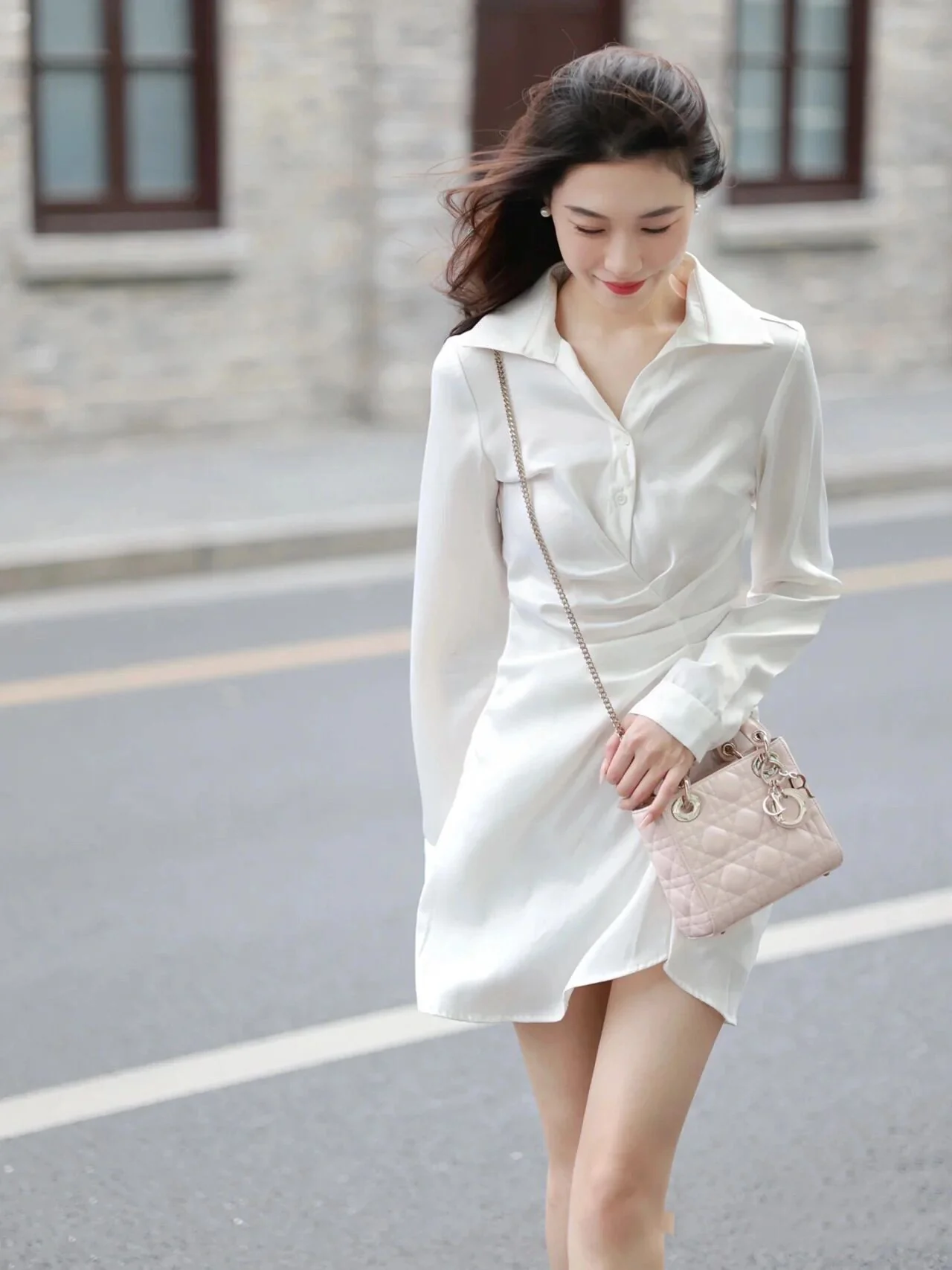 Мини-платье Dior Lady Sweet Pink