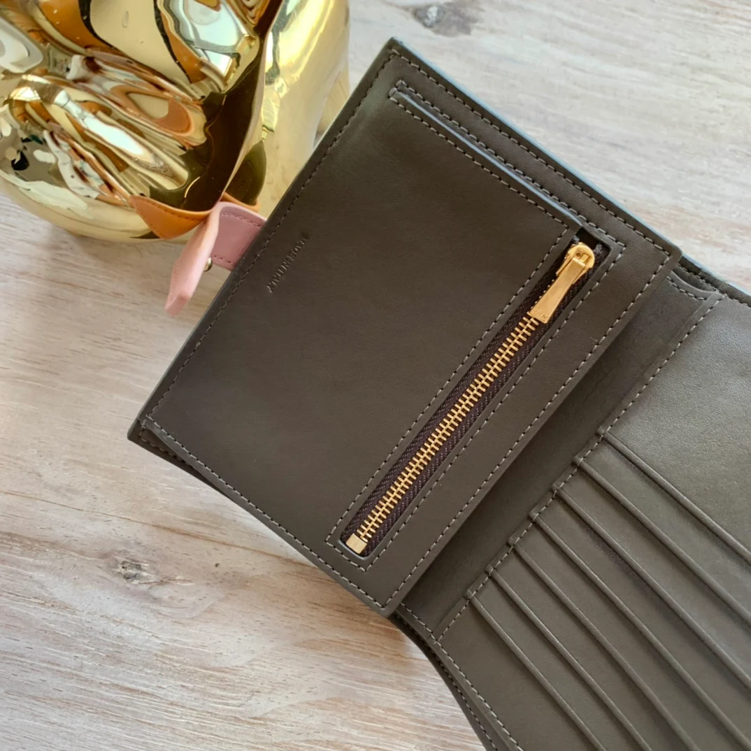 Кошелек Celine Strap из зернистой телячьей кожи - 9