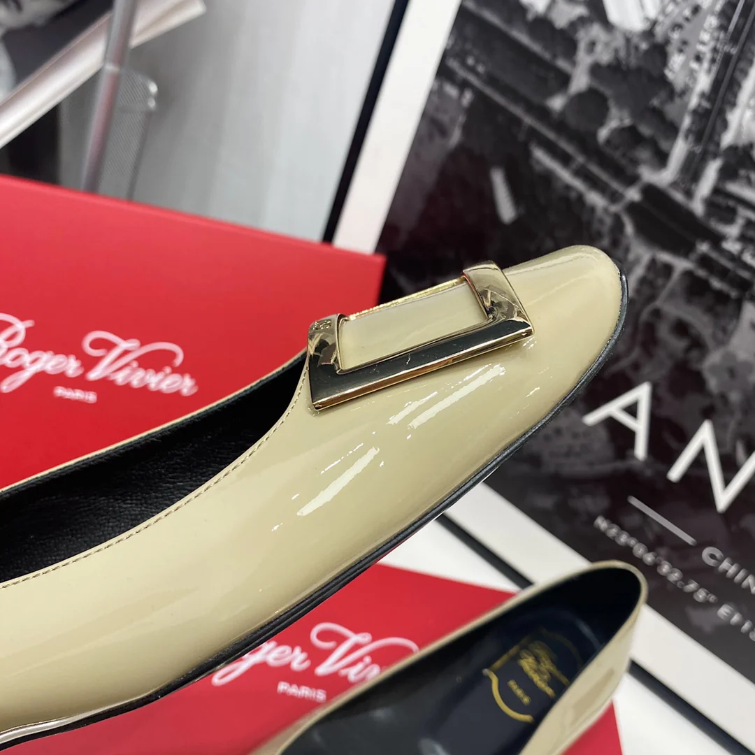 RV-Flat Bottom Square Toe-Elephant Grey