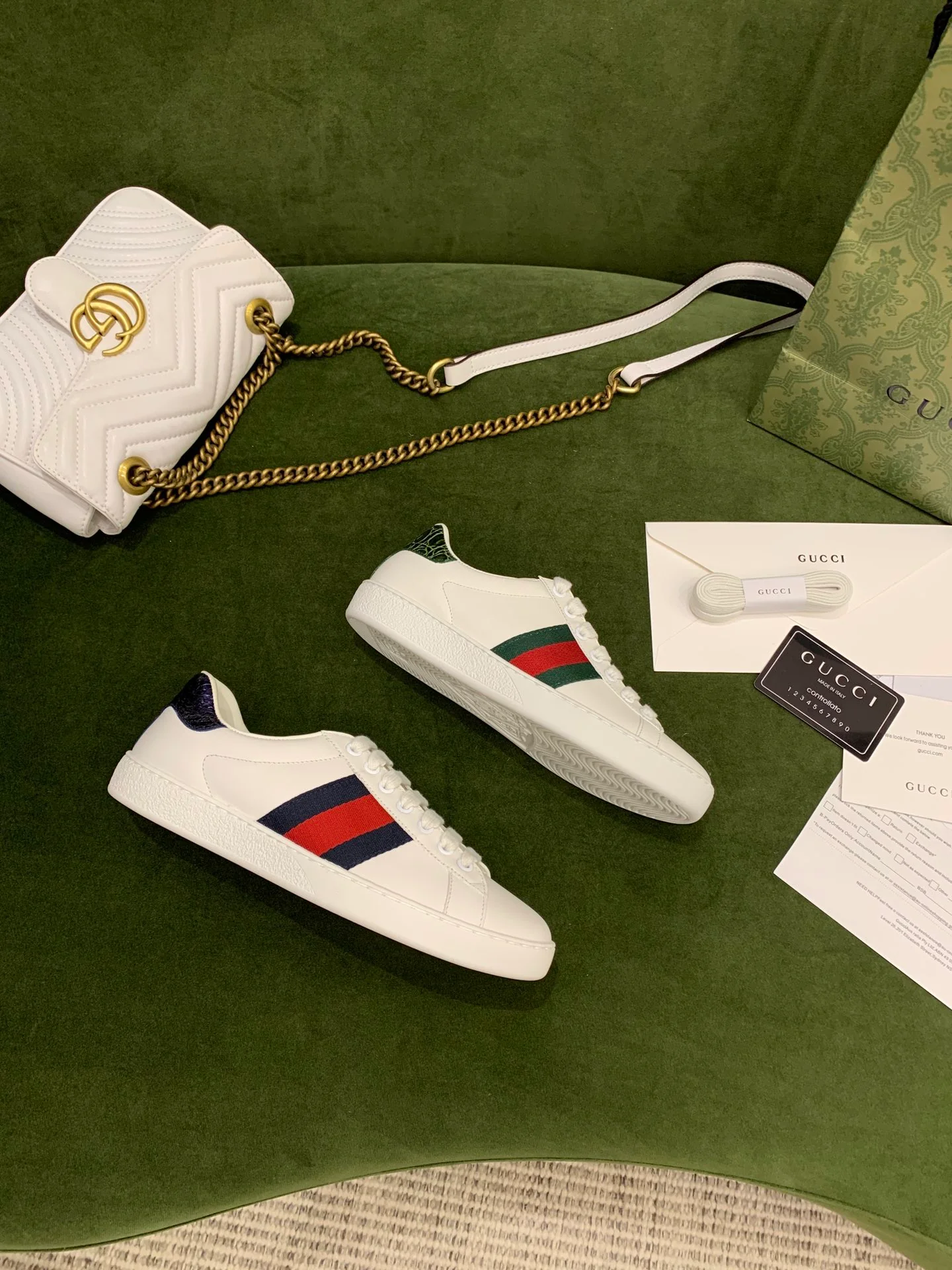 Gucci - Кроссовки - Обувь для скейтбординга - Белые кроссовки - 1