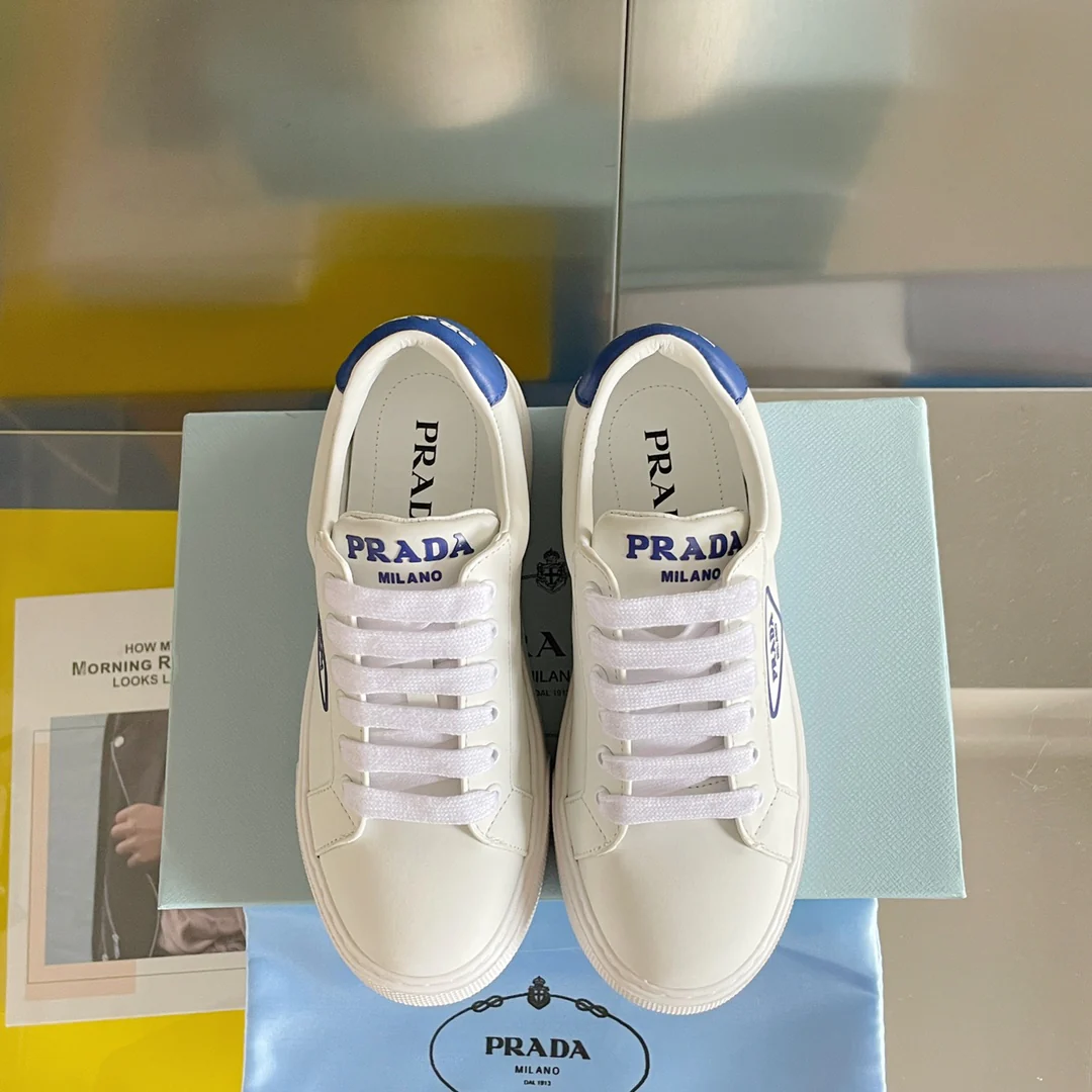 Новые поступления Prada ранней весной 2022 года - Повседневные туфли на платформе - 3