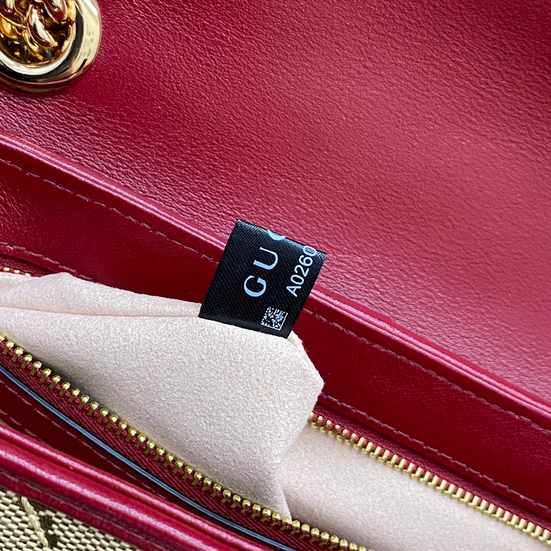 Сумка Gucci Marmont Medium 26 см, канвас, монограмма 1